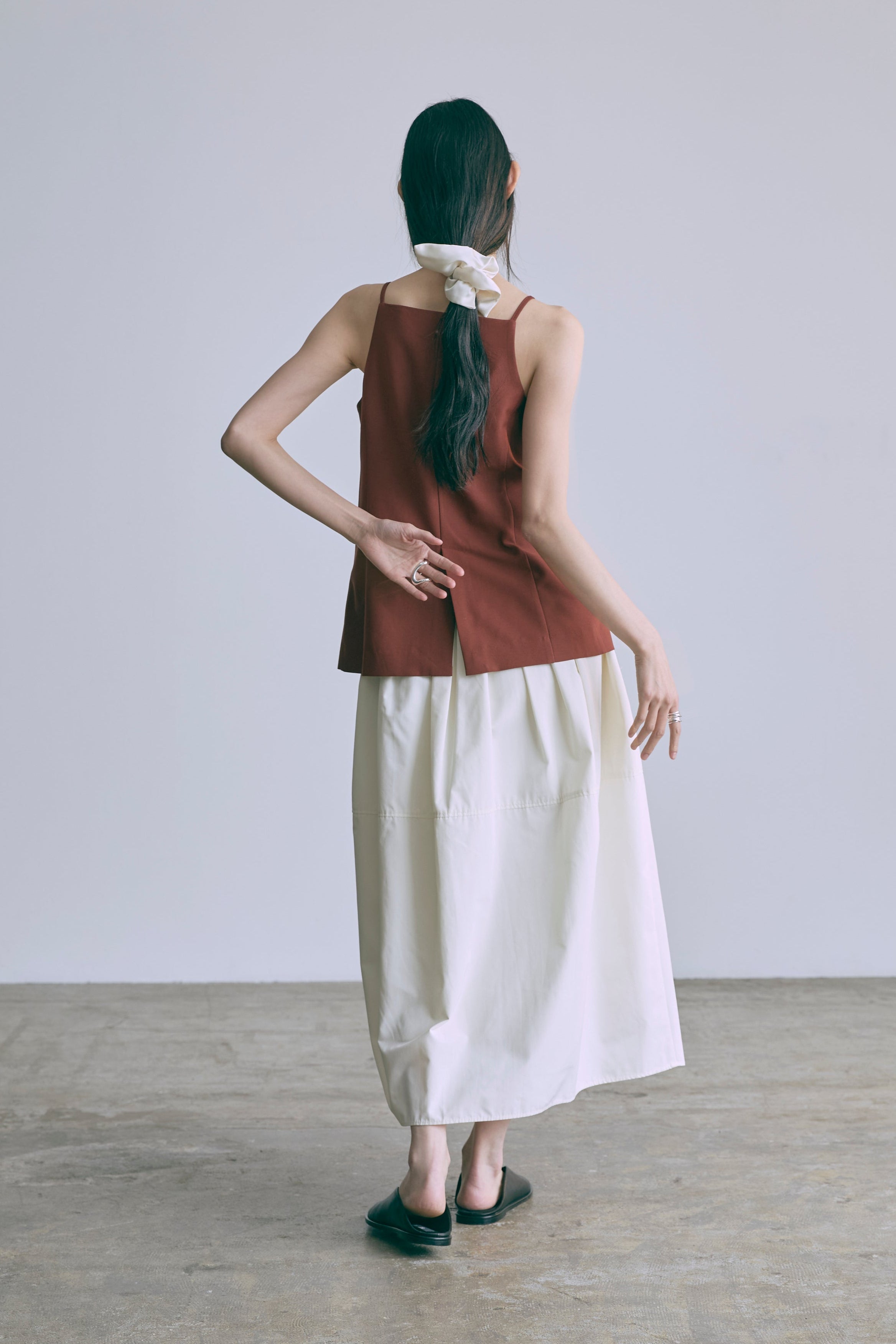 Cocoon Silhouette Skirt