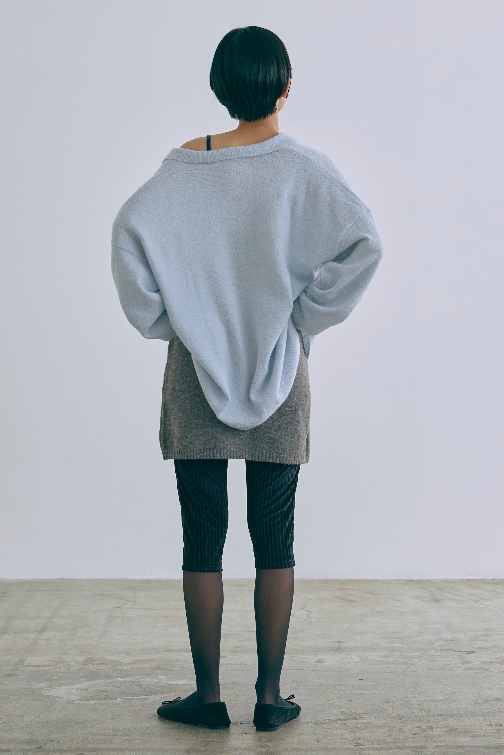 Alpaca-Touch Knit Mini Skirt