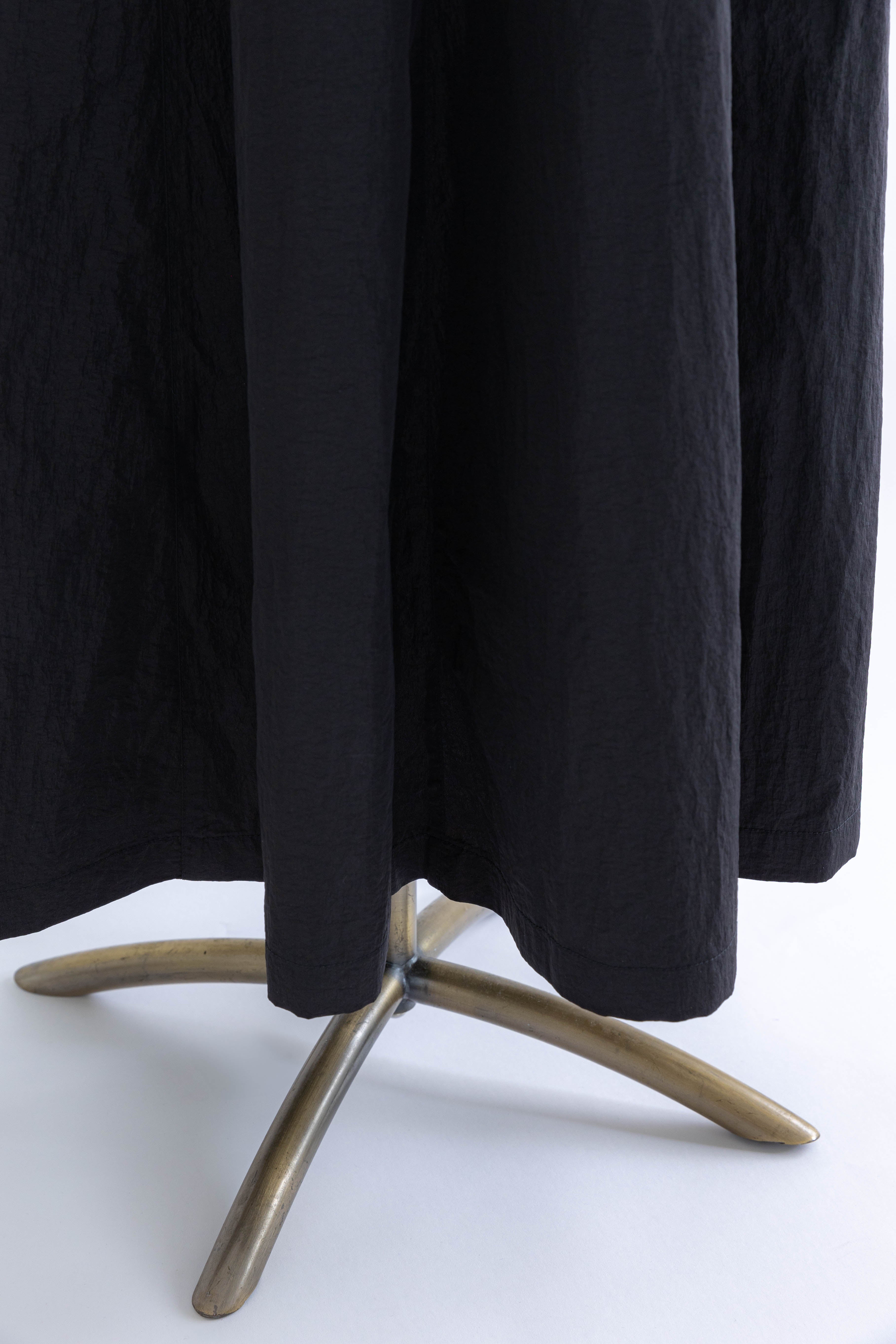 Nylon Taffeta Flared Skirt
