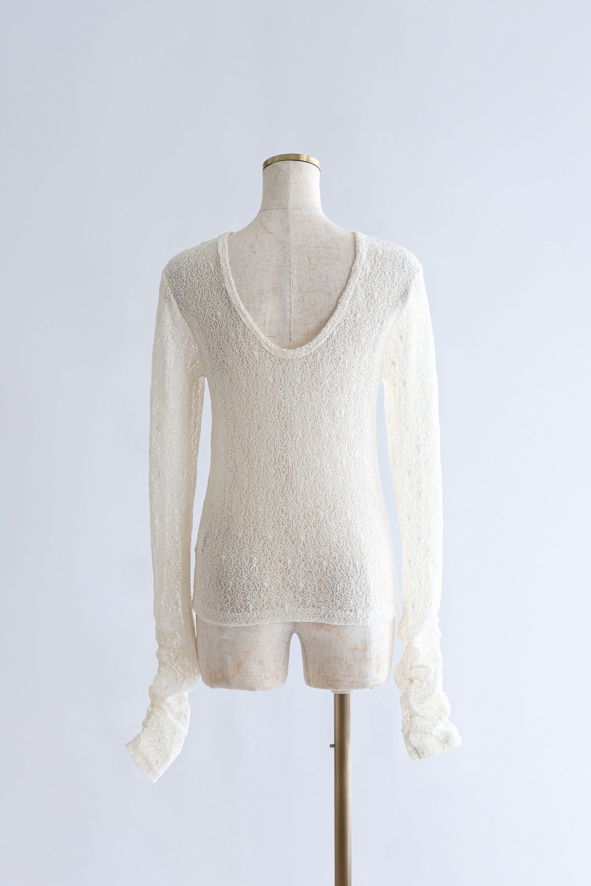 Mesh Lace Open Back Top