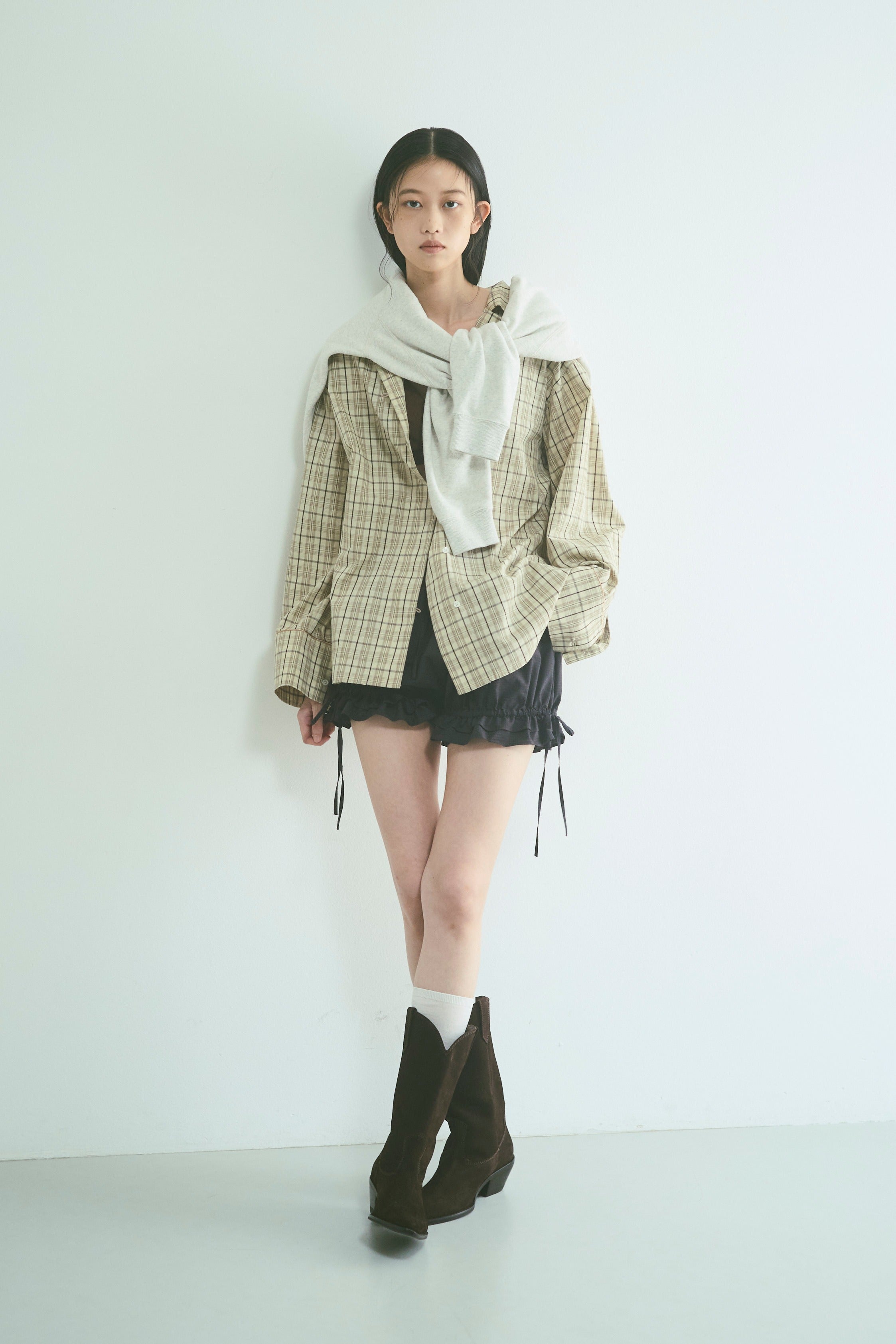 Frill Hem Bloomers ブラウン size:F model:175cm SENPING