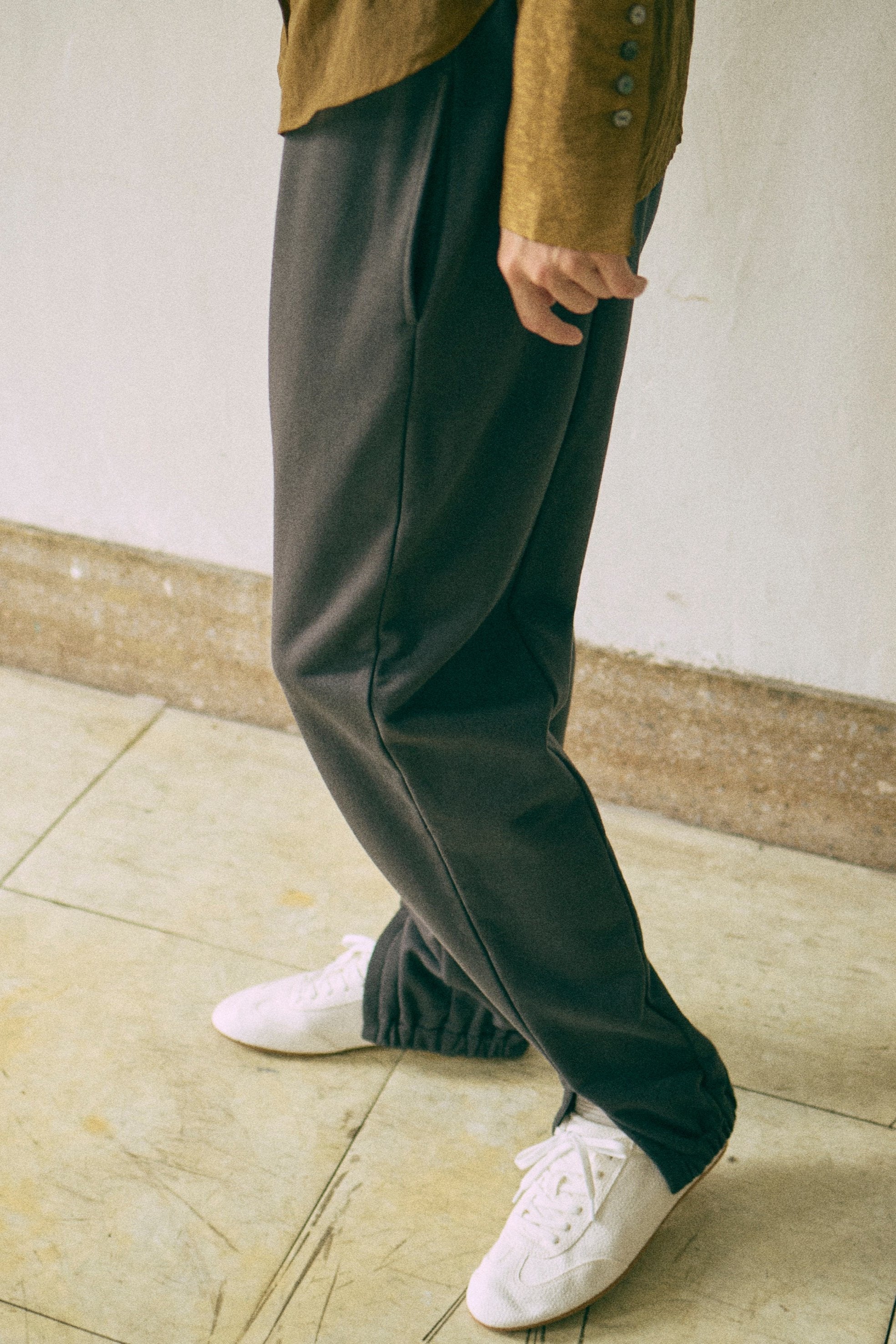 【Set Up】Slit Sweat Pants