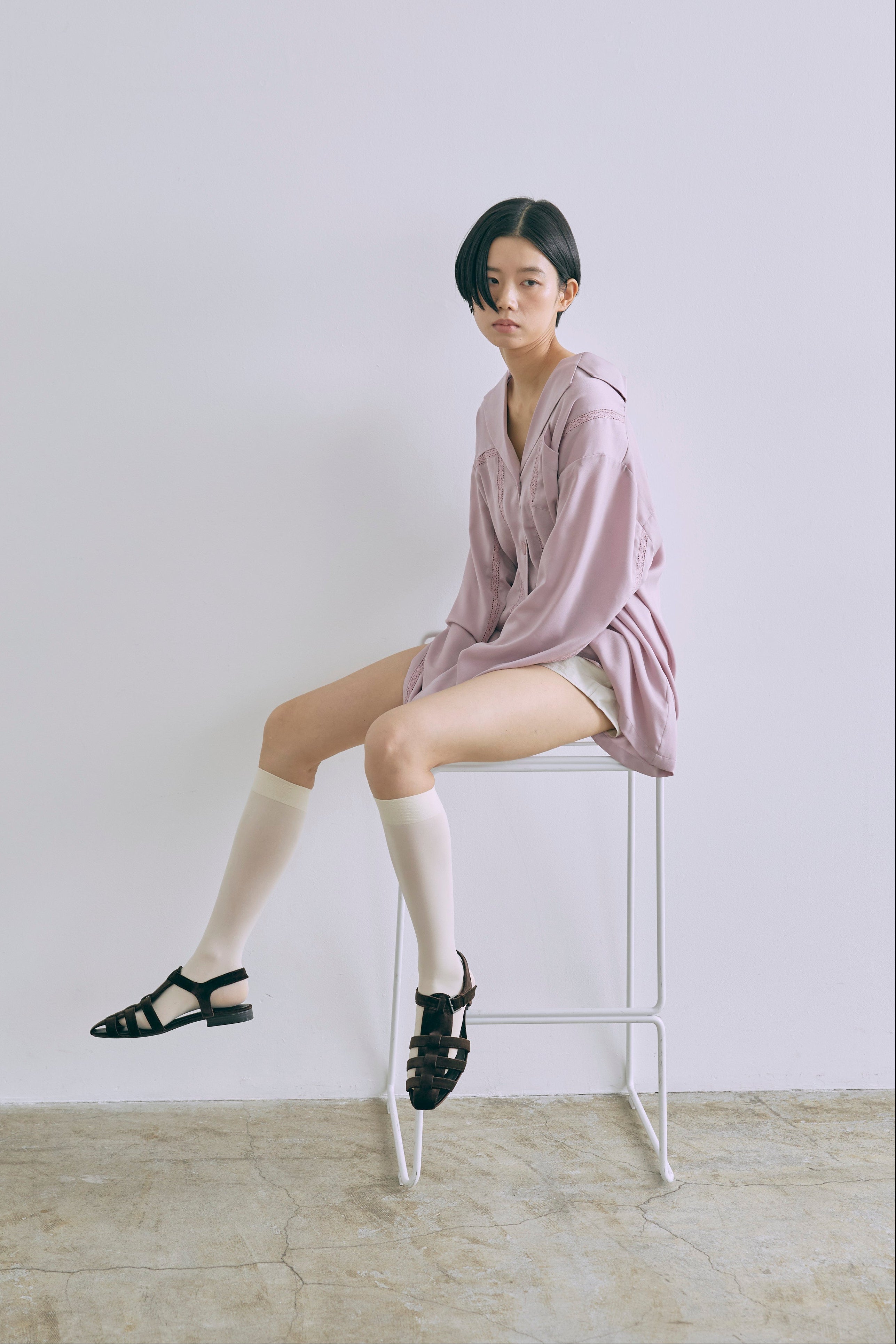 着用カラー:ラベンダー モデル身長:170㎝