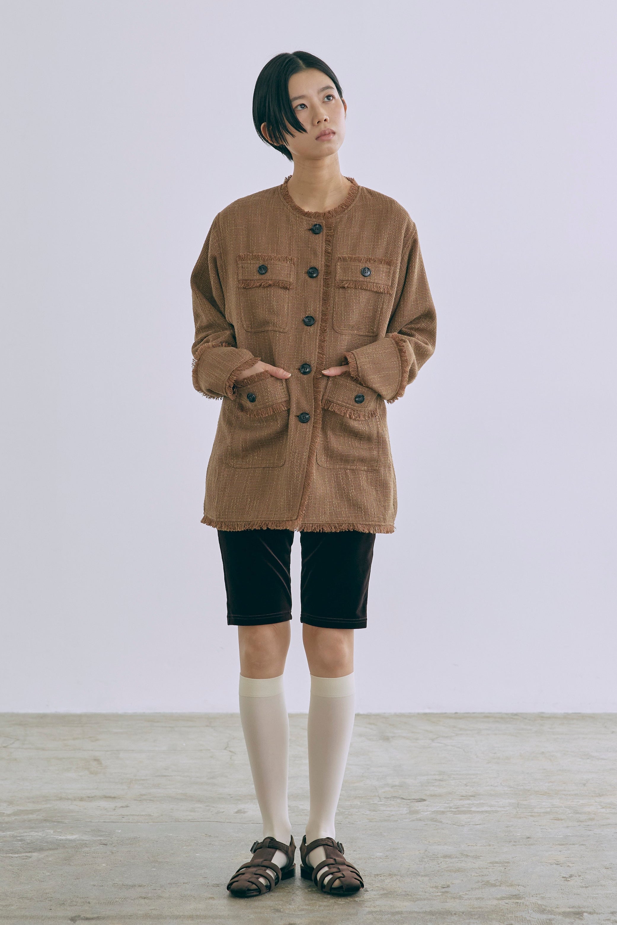 着用カラー:ブラウン モデル身長:170㎝