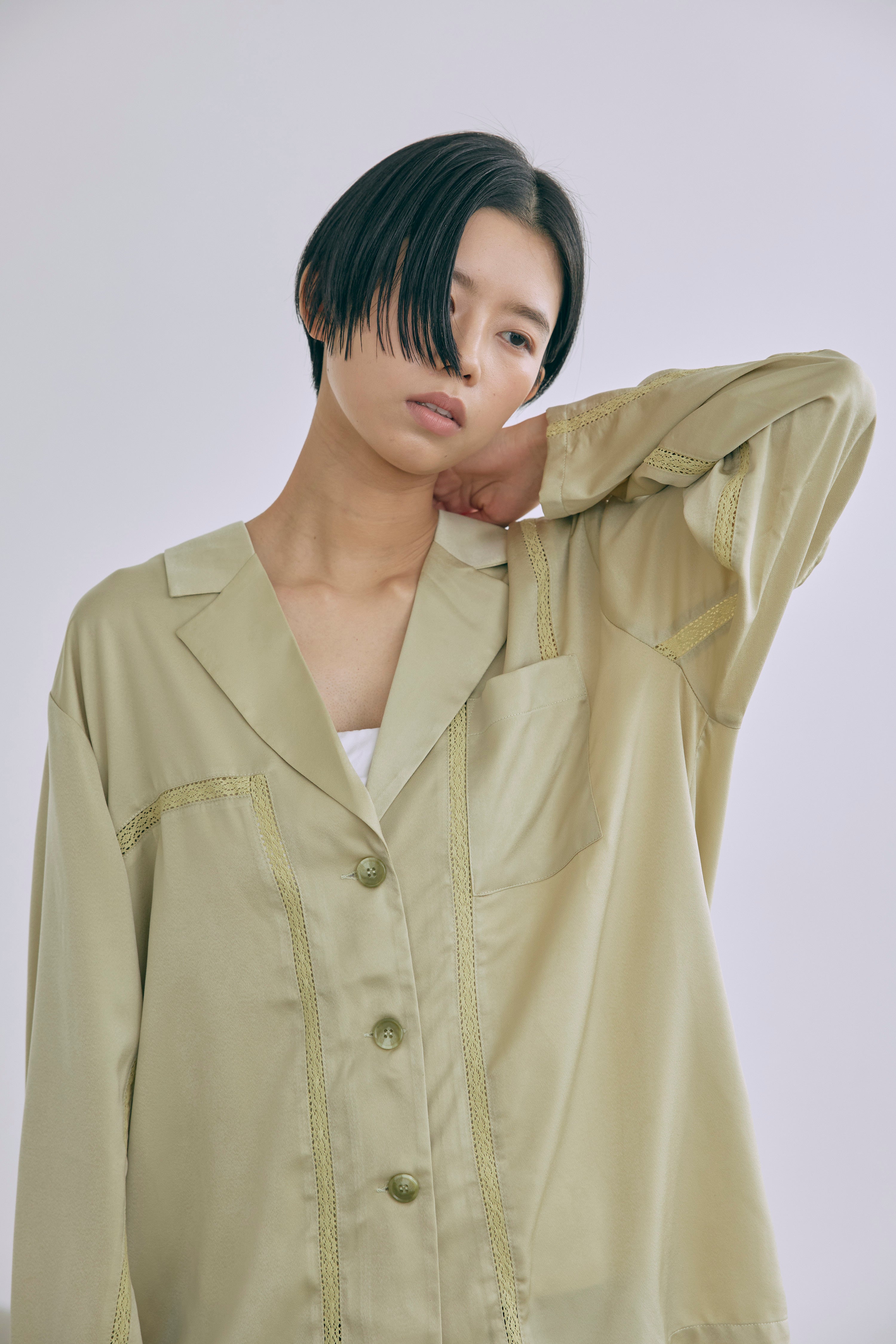 着用カラー:イエローグリーン モデル身長:170㎝