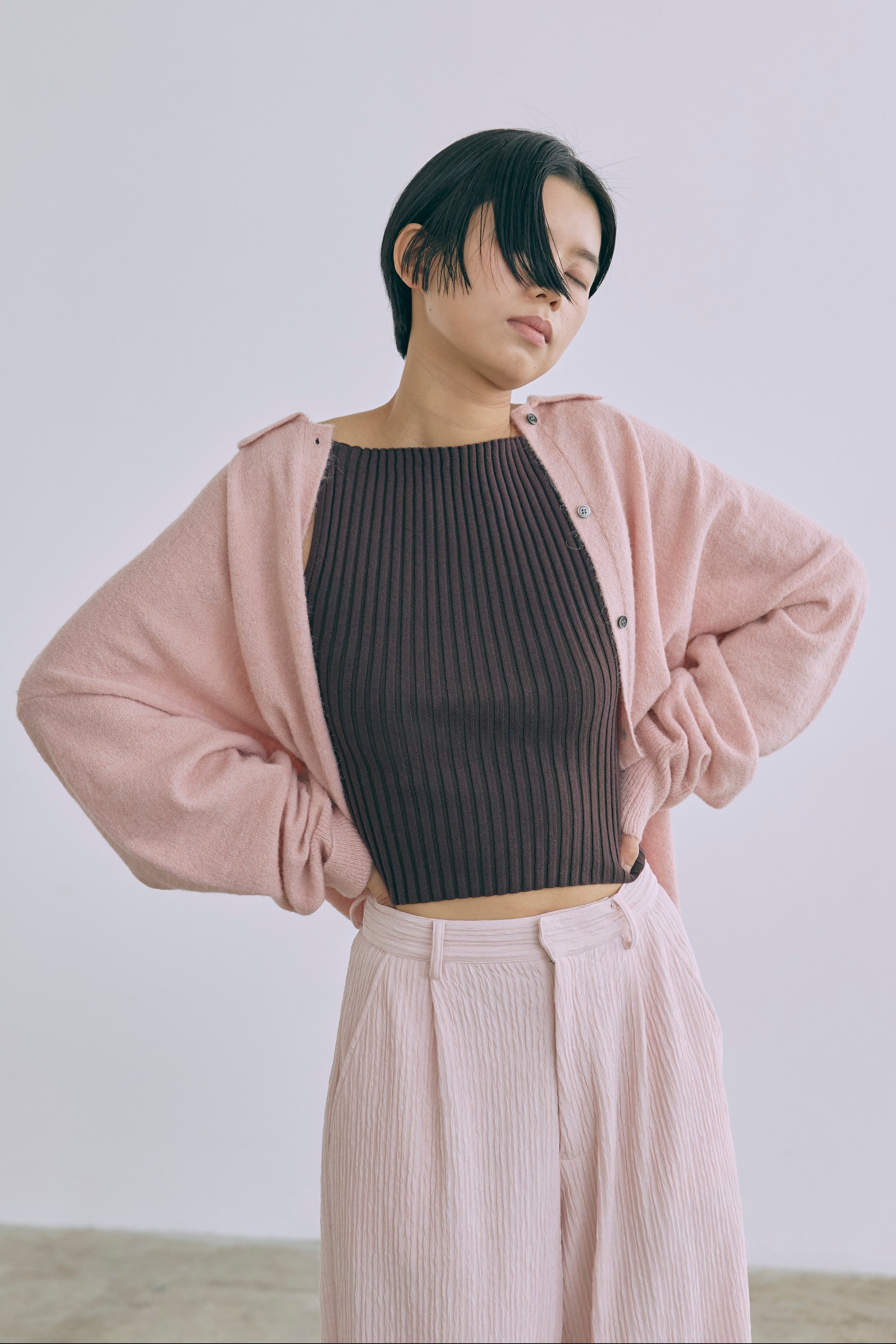 着用カラー:ブラウン モデル身長:170㎝