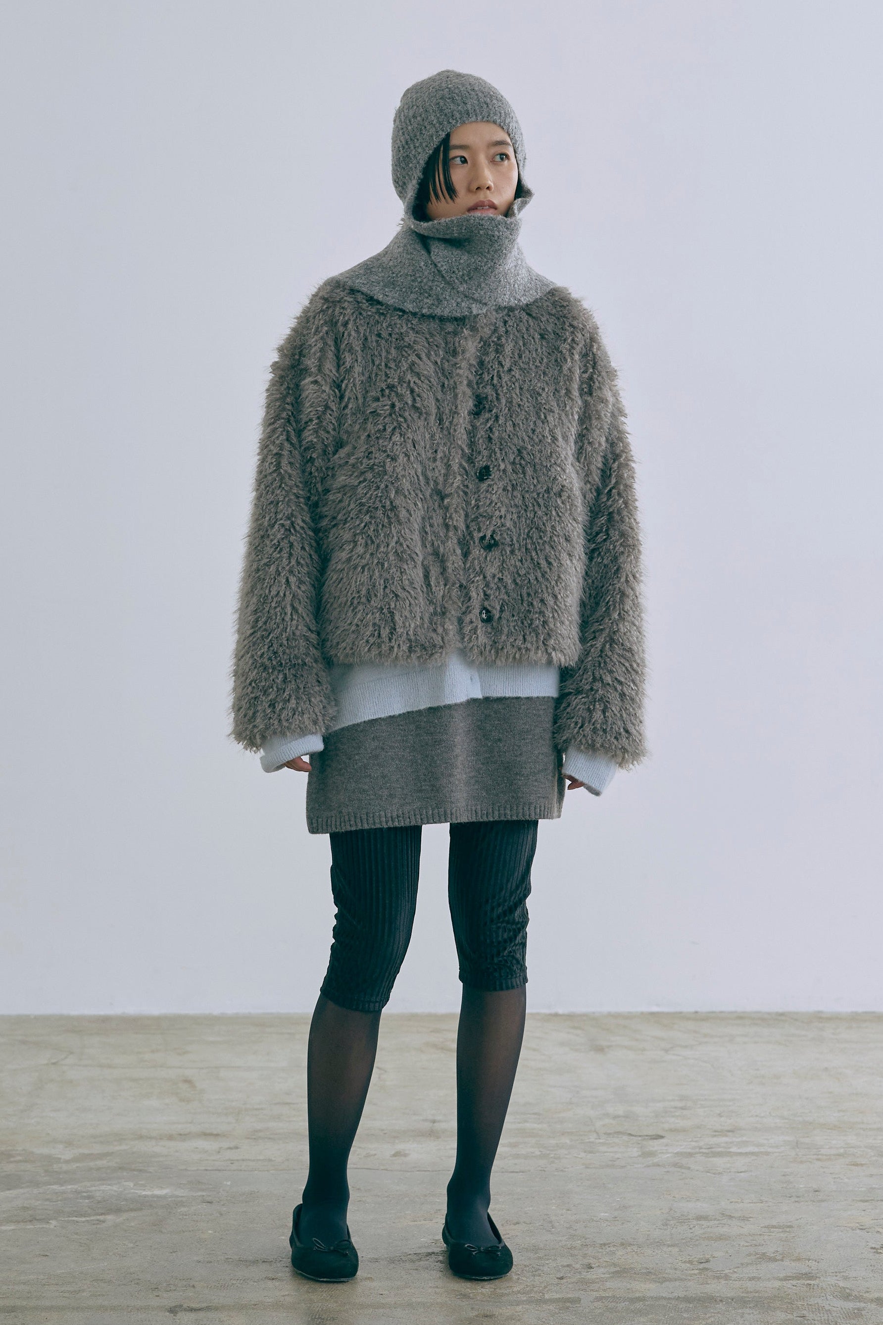 着用カラー:グレー モデル身長:170㎝