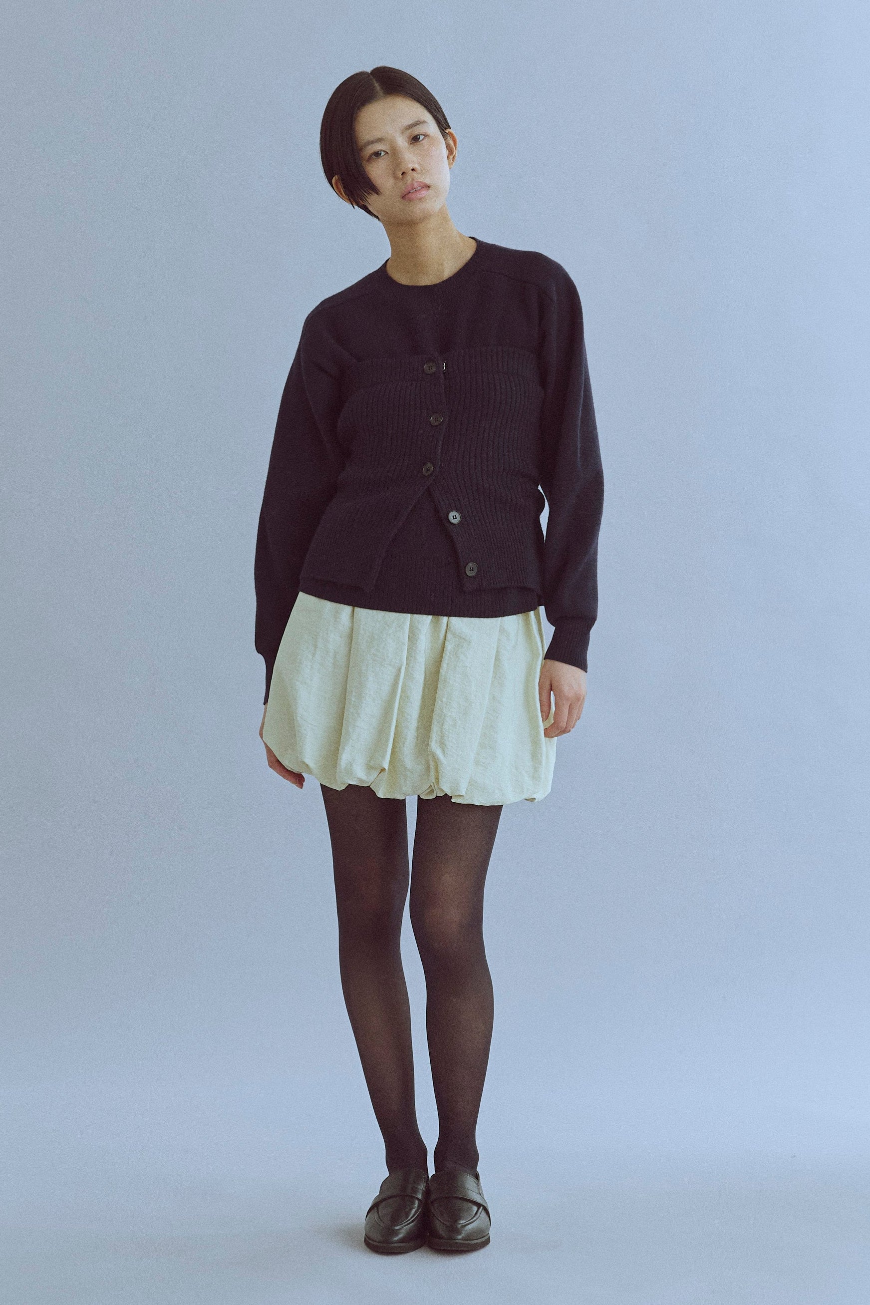 着用カラー:アイボリー モデル身長:170cm