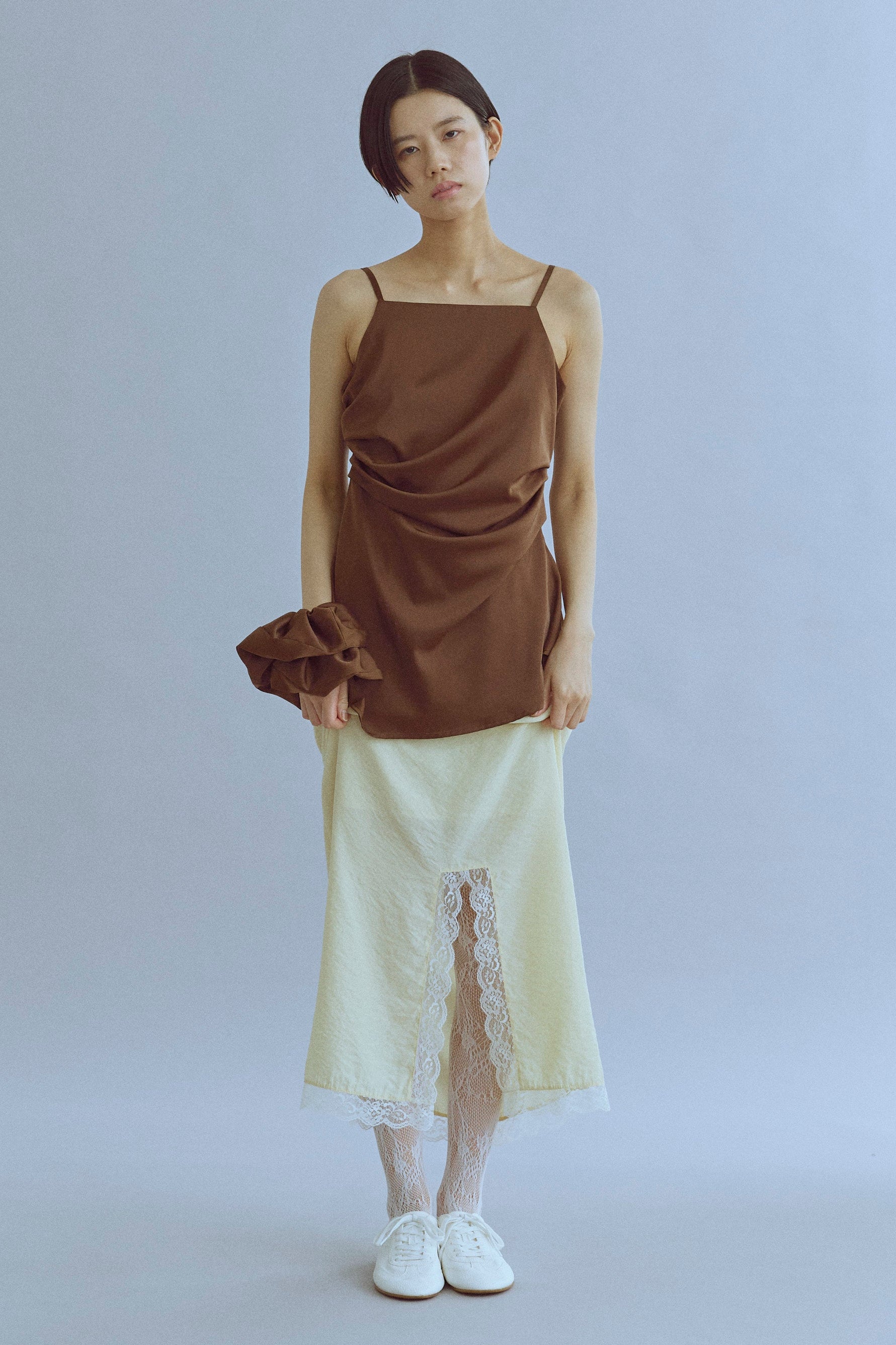 着用カラー:ブラウン モデル身長:170㎝