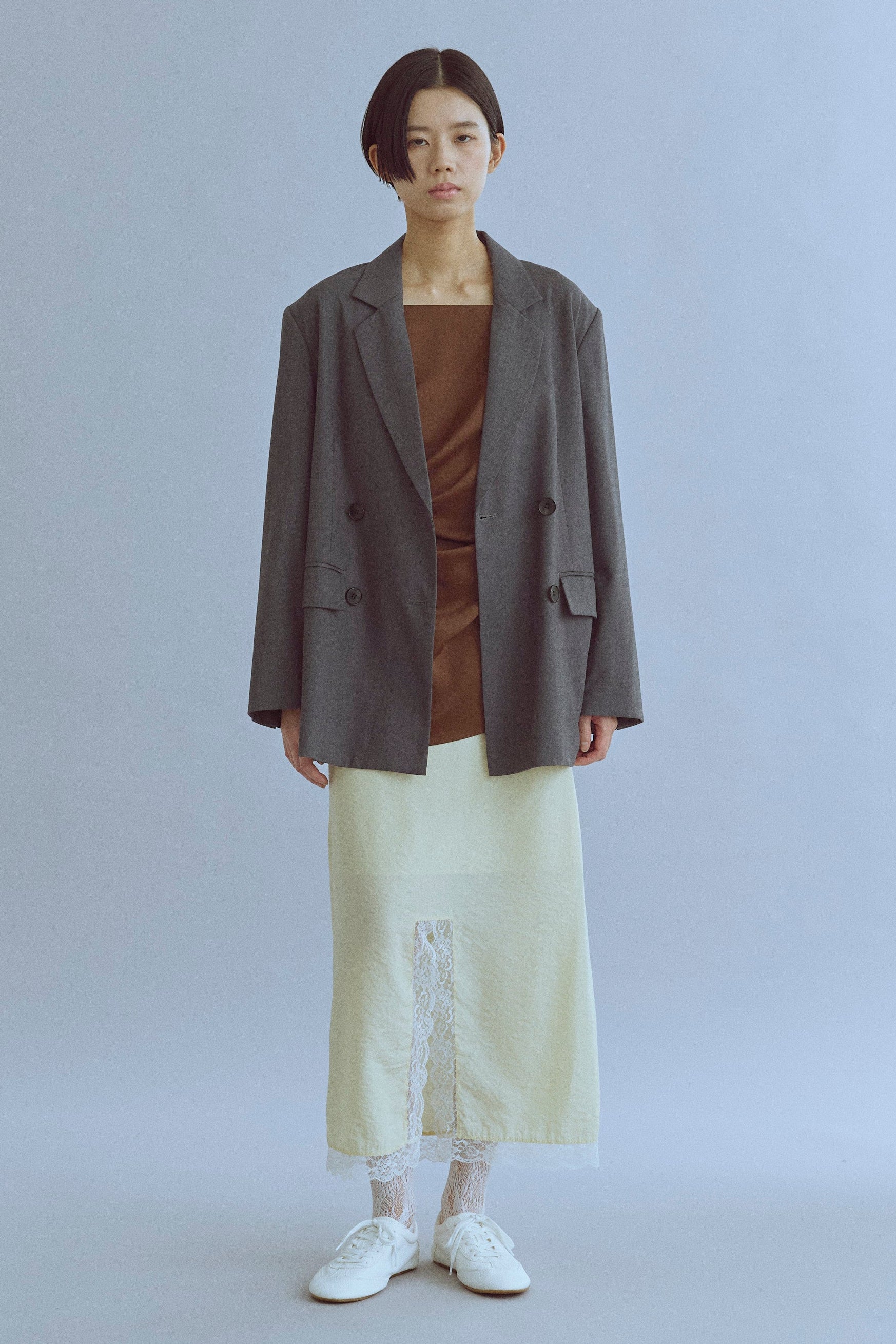 着用カラー:ブラウン モデル身長:170㎝