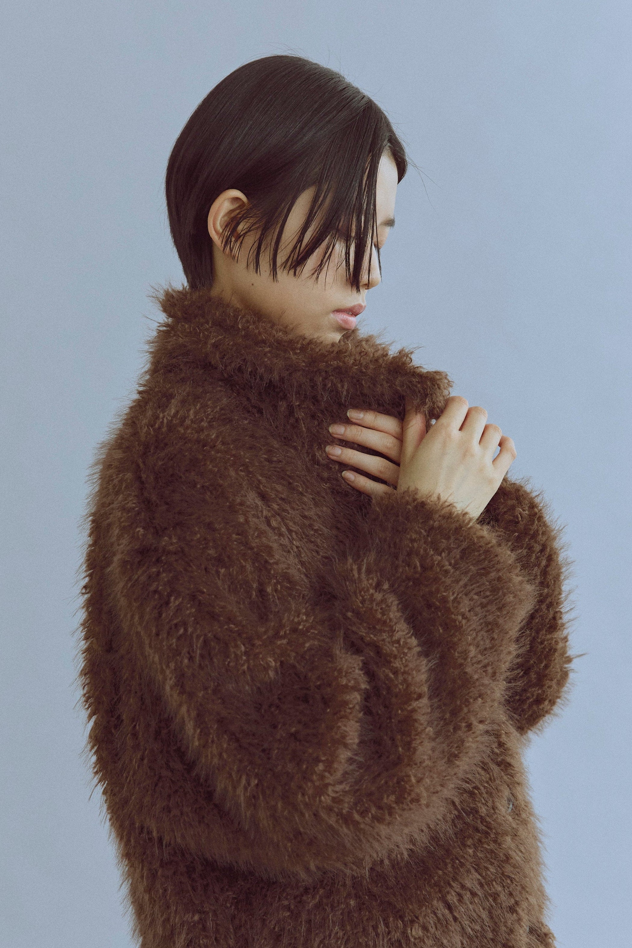 着用カラー:ブラウン モデル身長:170㎝