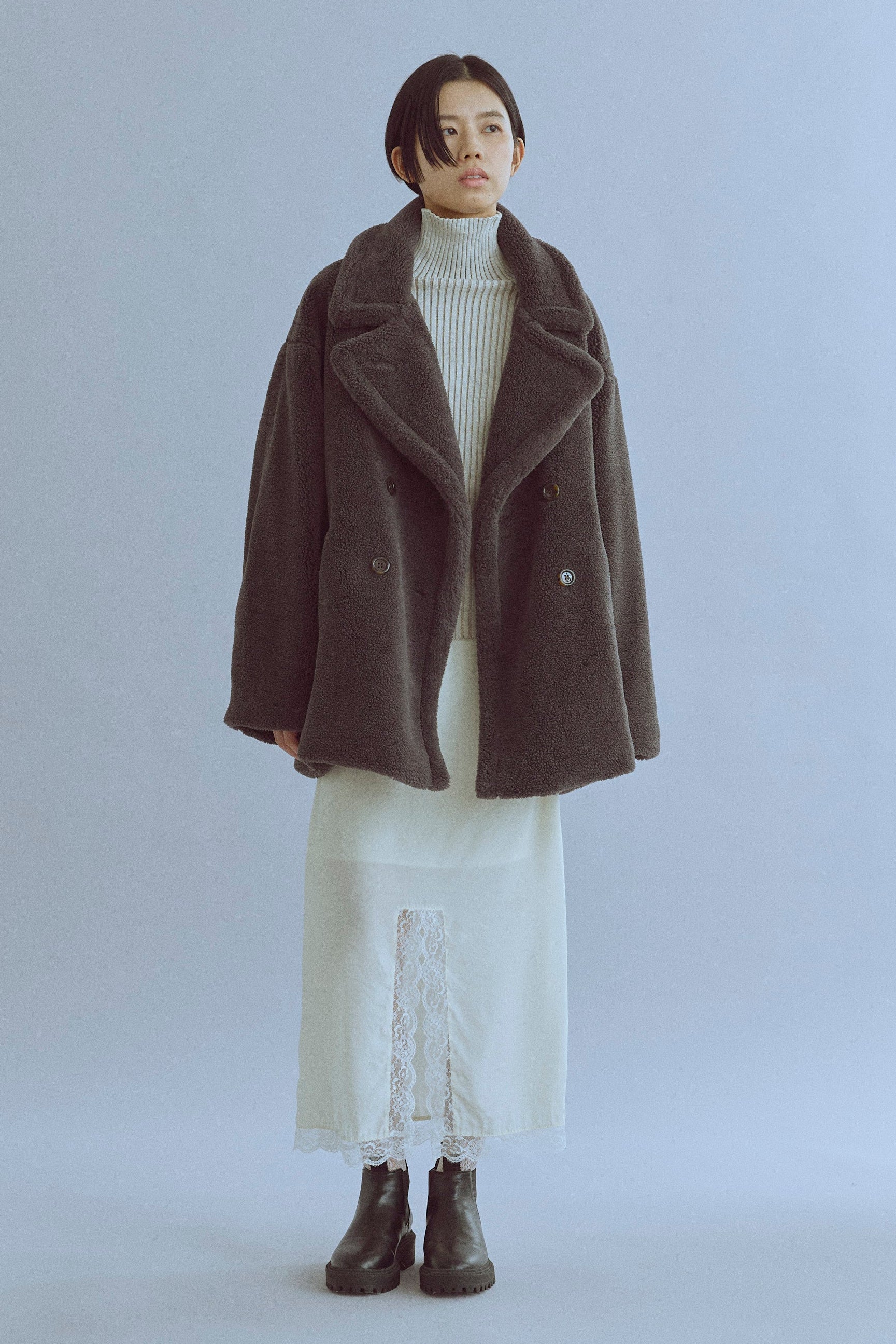 着用カラー:チャコール モデル身長:170㎝