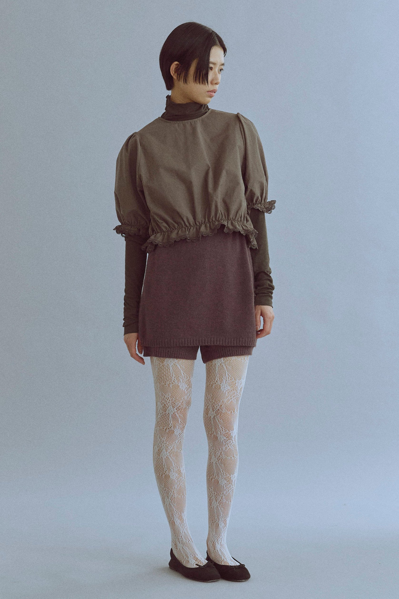 着用カラー:ブラウン モデル身長:170㎝