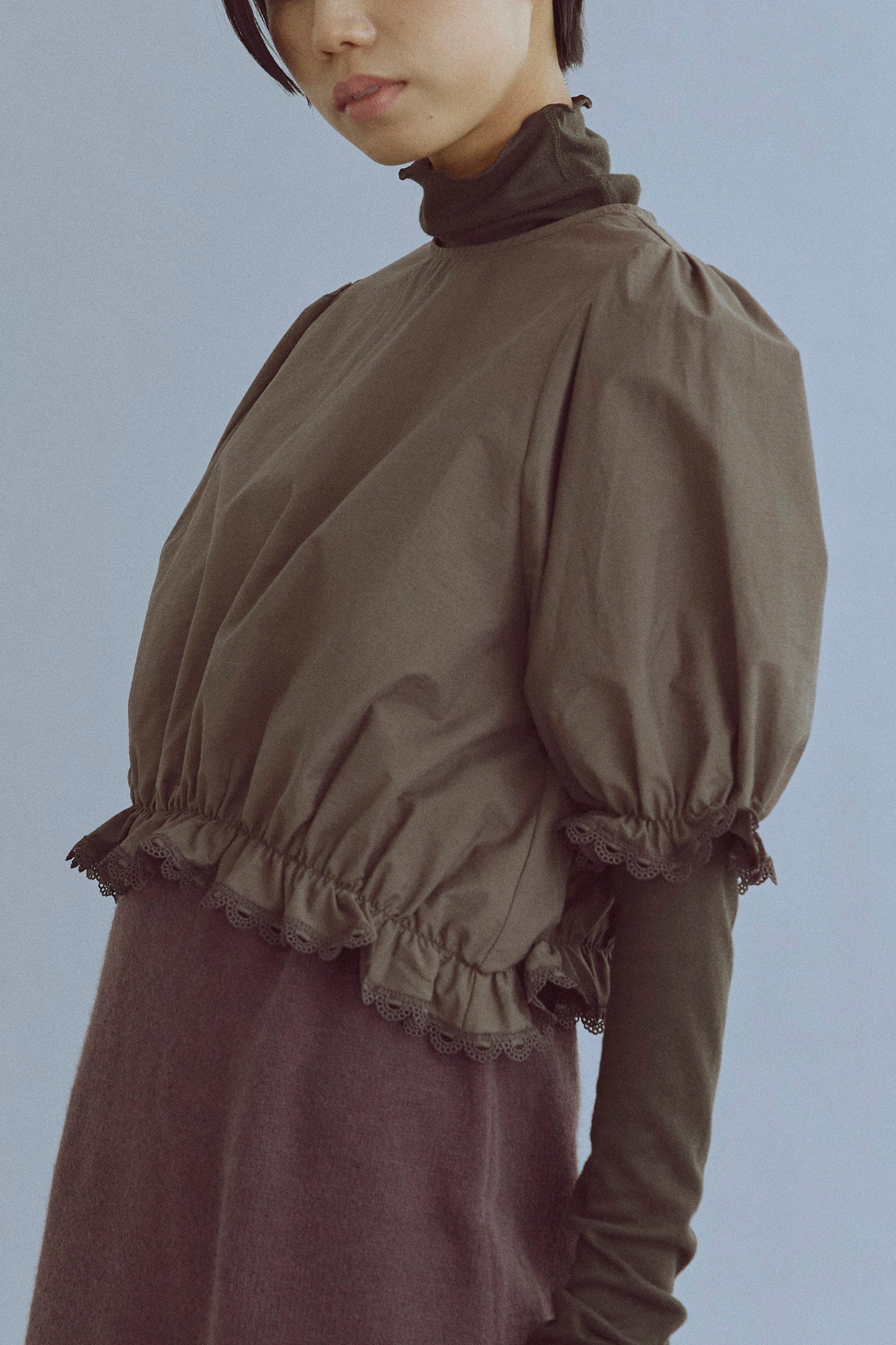 着用カラー:ブラウン モデル身長:170㎝