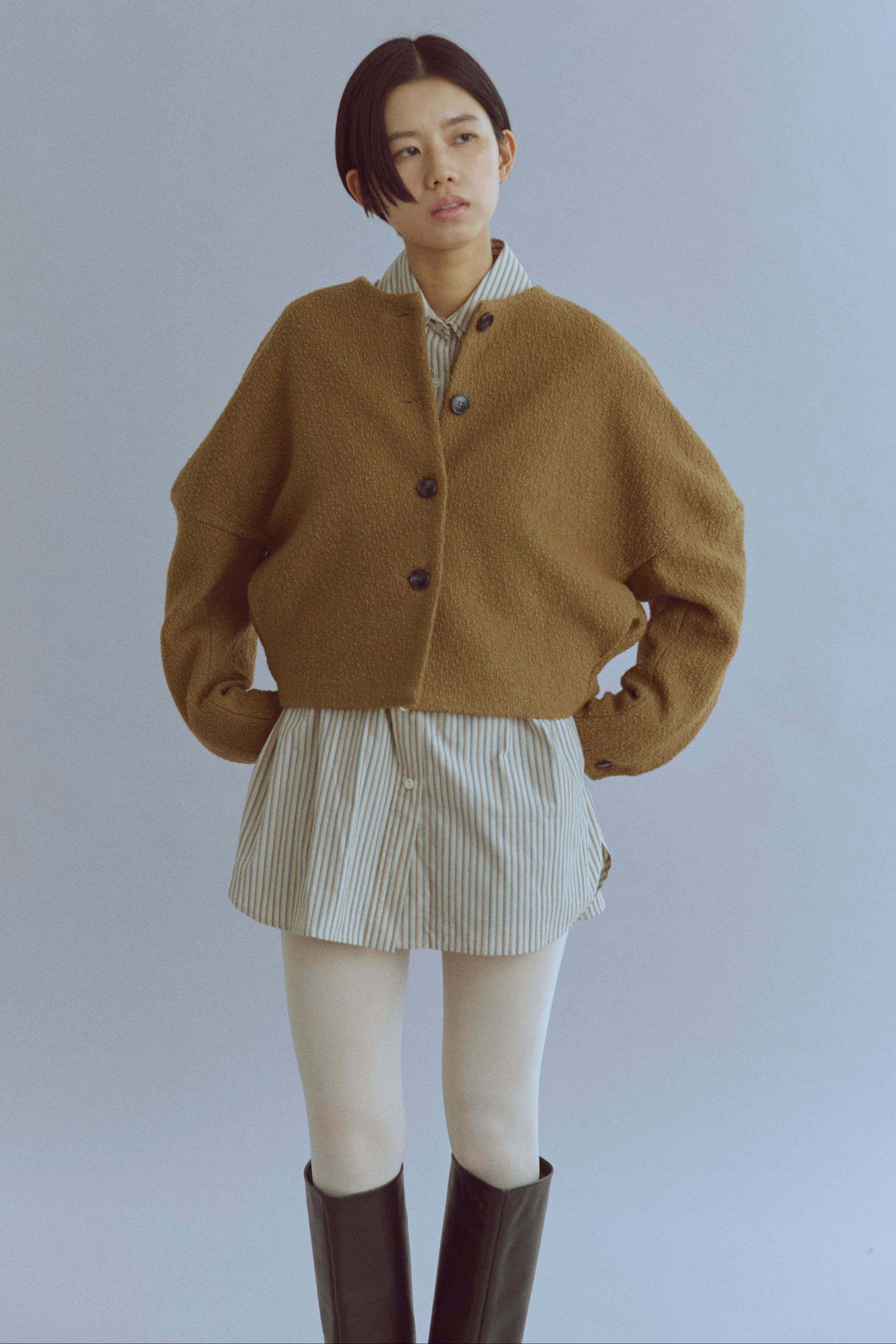 着用カラー:ベージュ モデル身長:170㎝