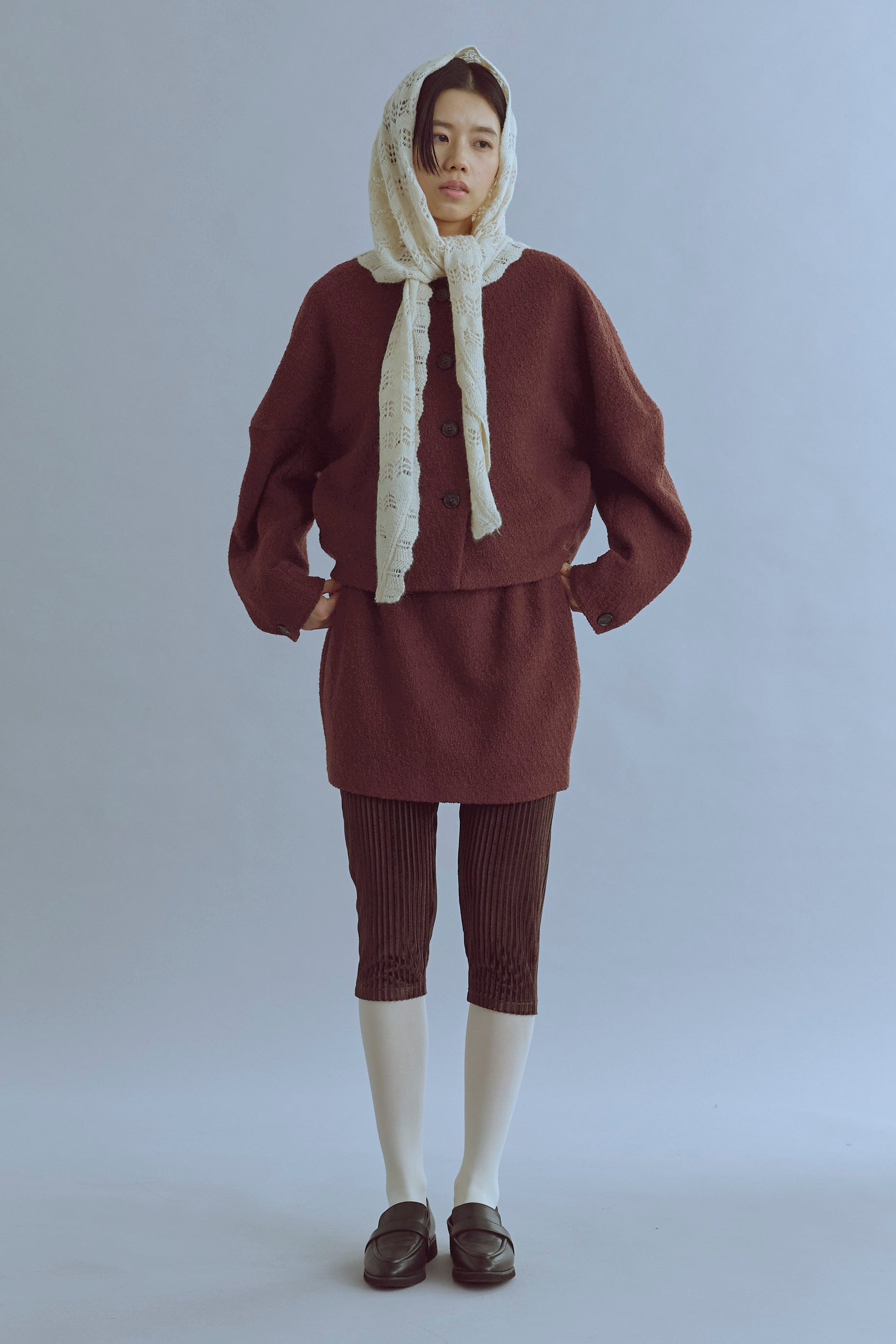 着用カラー:ブラウン モデル身長:170㎝