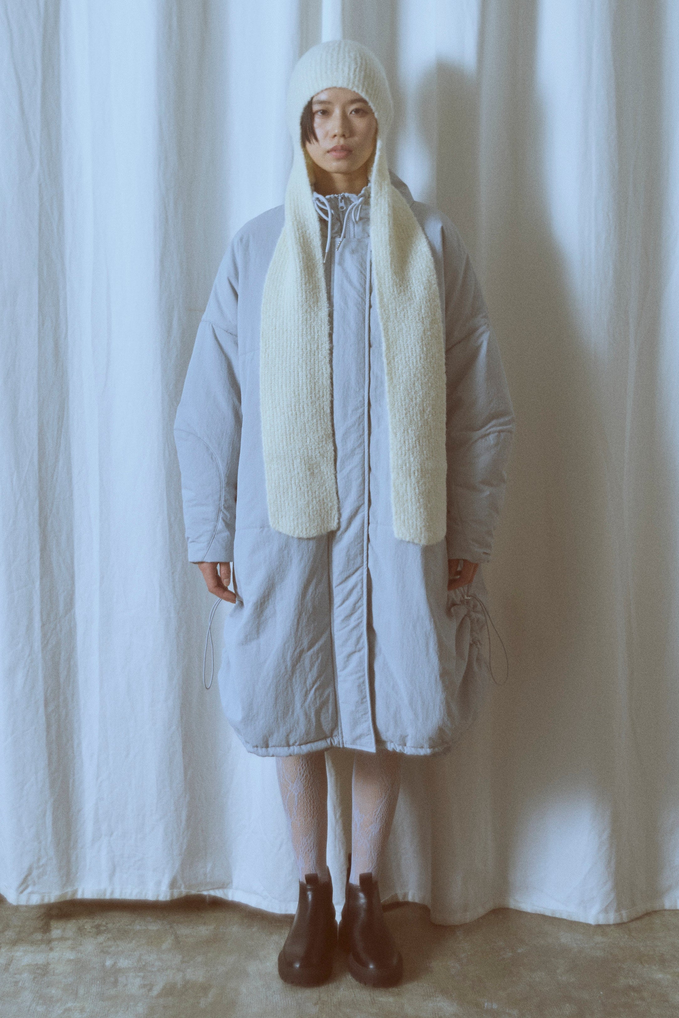 着用カラー:アイボリー モデル身長:170㎝