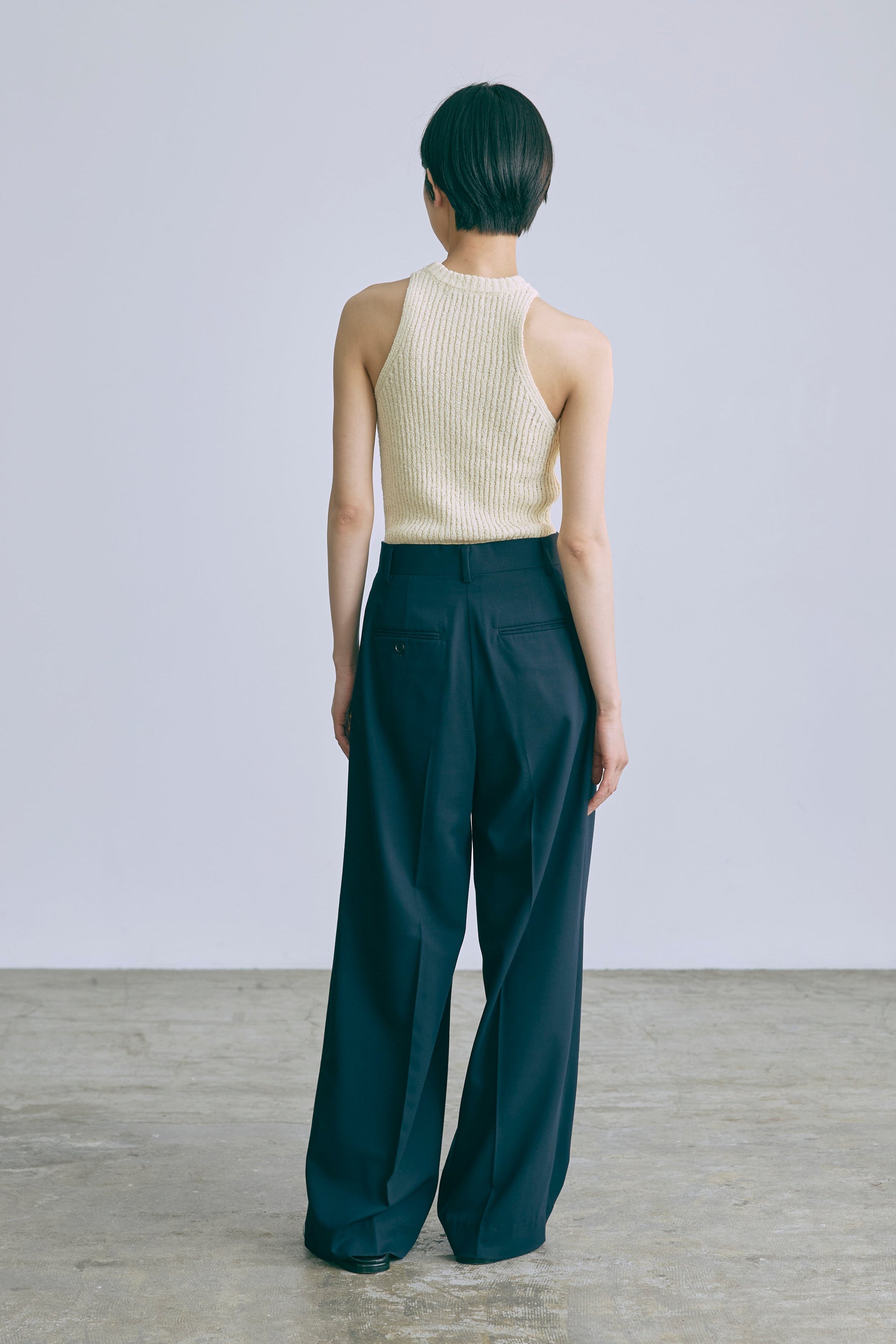 【Set Up】Semi-Wide Trousers