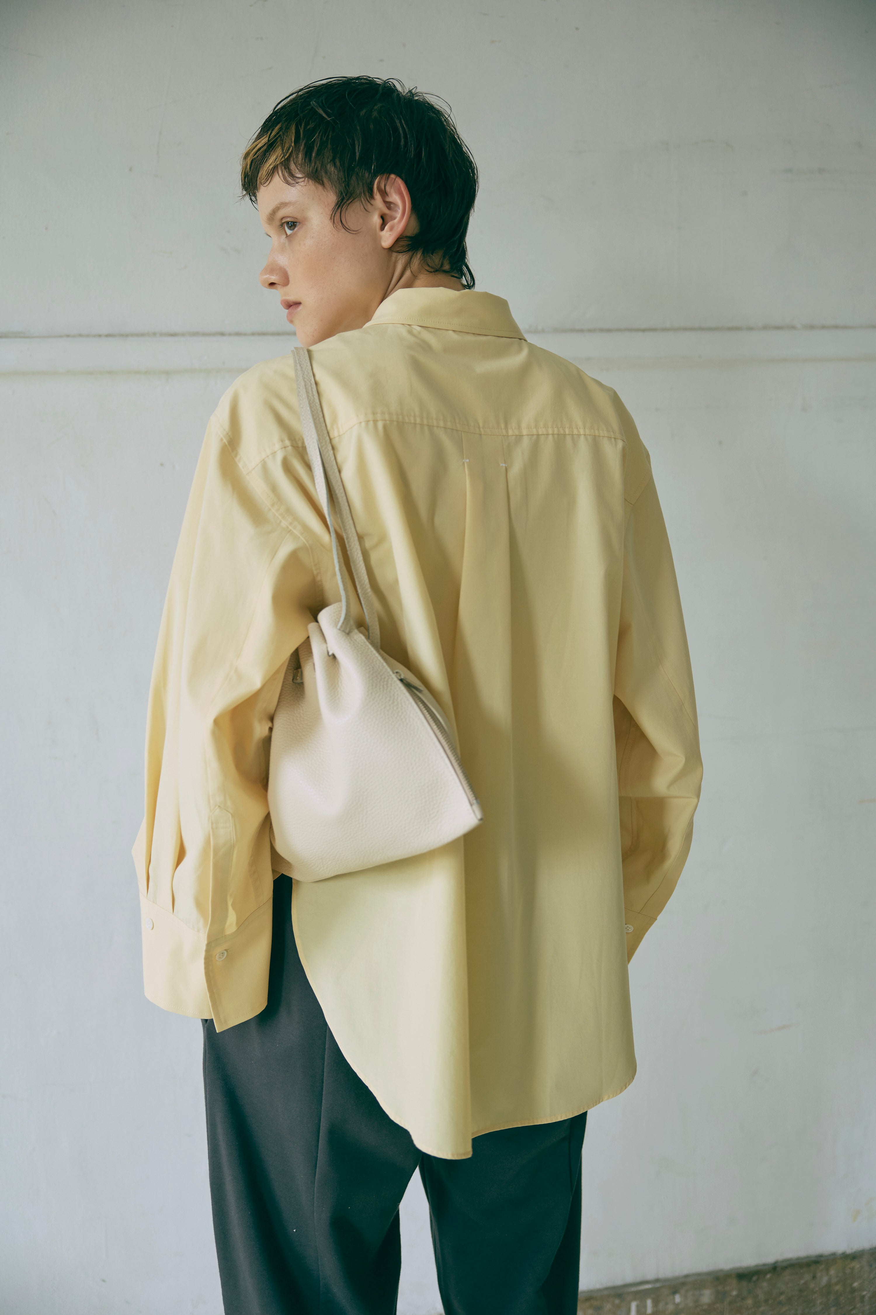 Lether Gather Bag