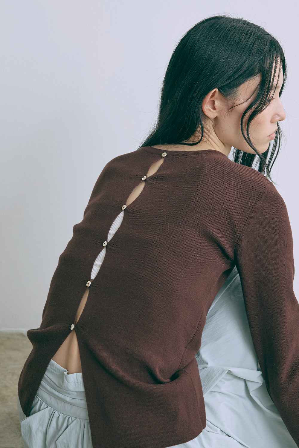 着用カラー:ブラウン モデル身長:174cm