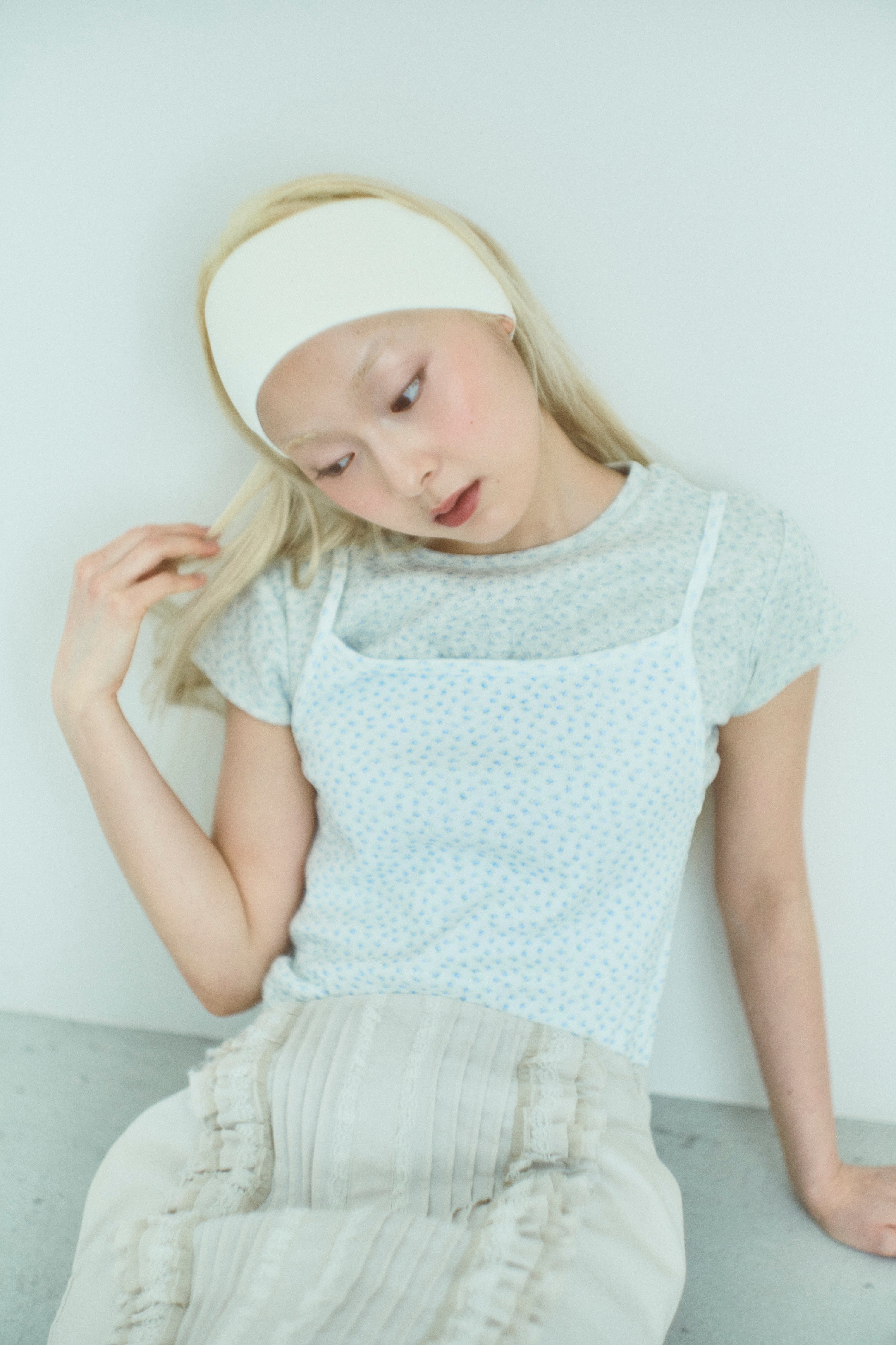 着用カラー:アイボリー モデル身長:162㎝