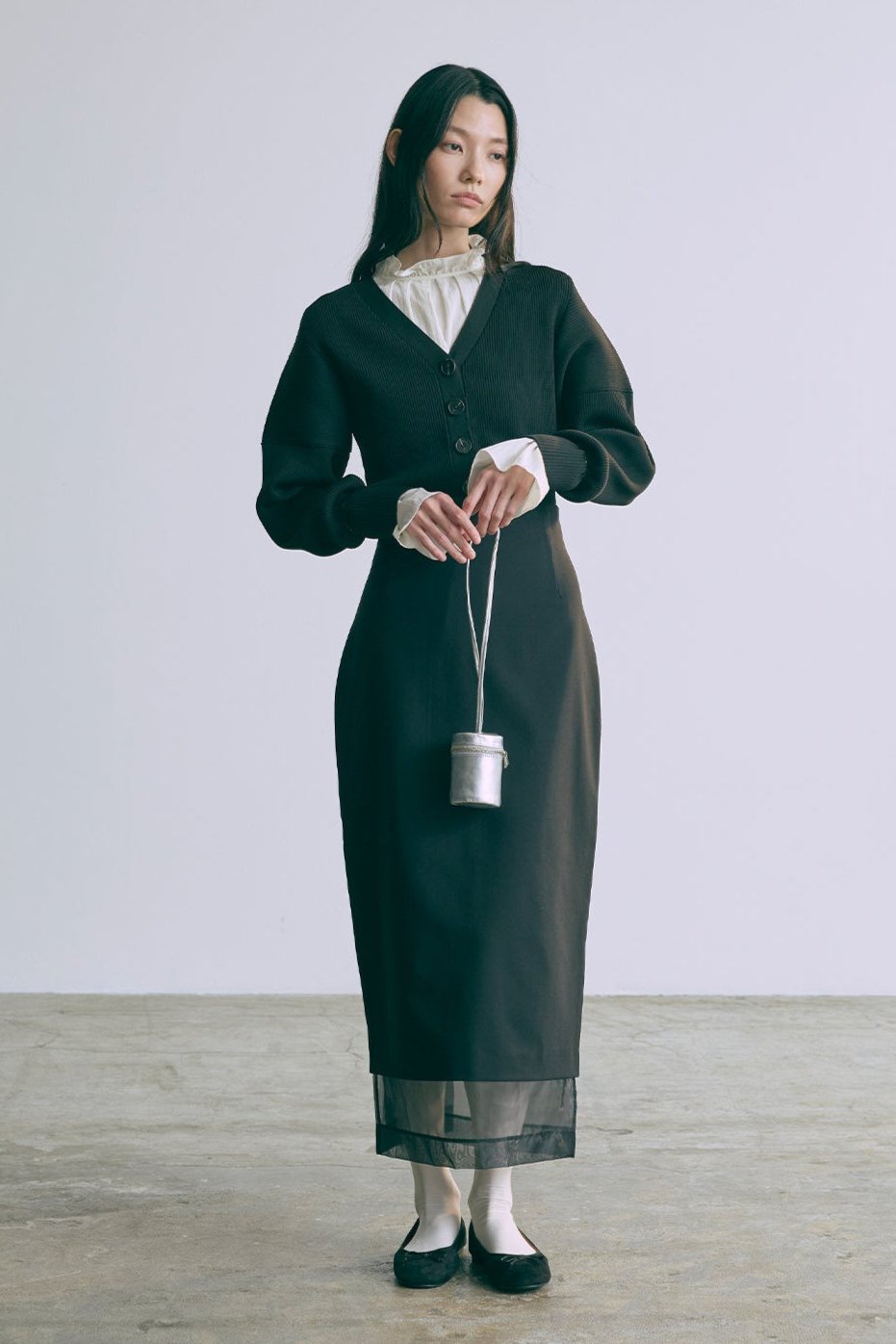 着用カラー:オフホワイト モデル身長:174cm