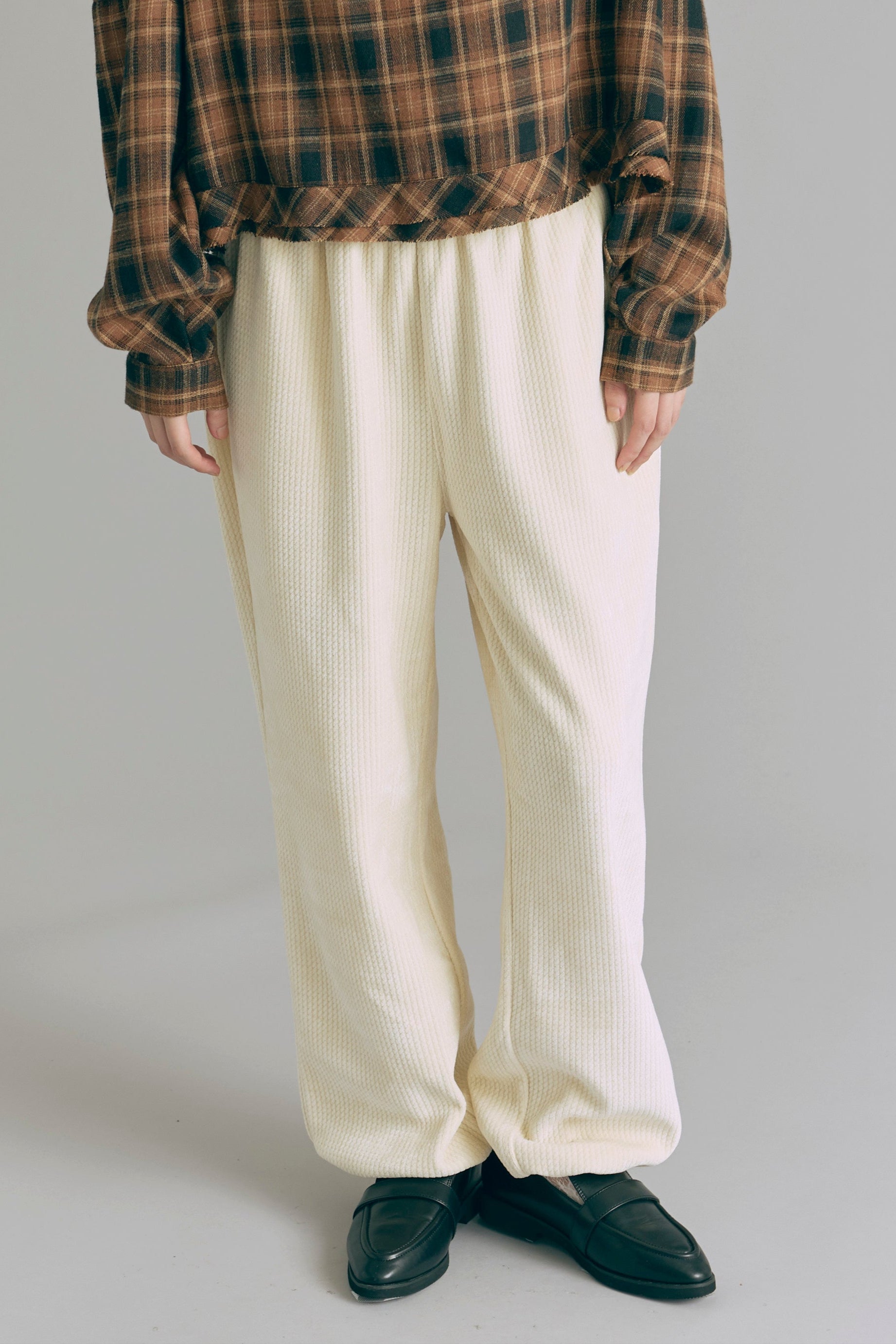 Textured Easy Pants