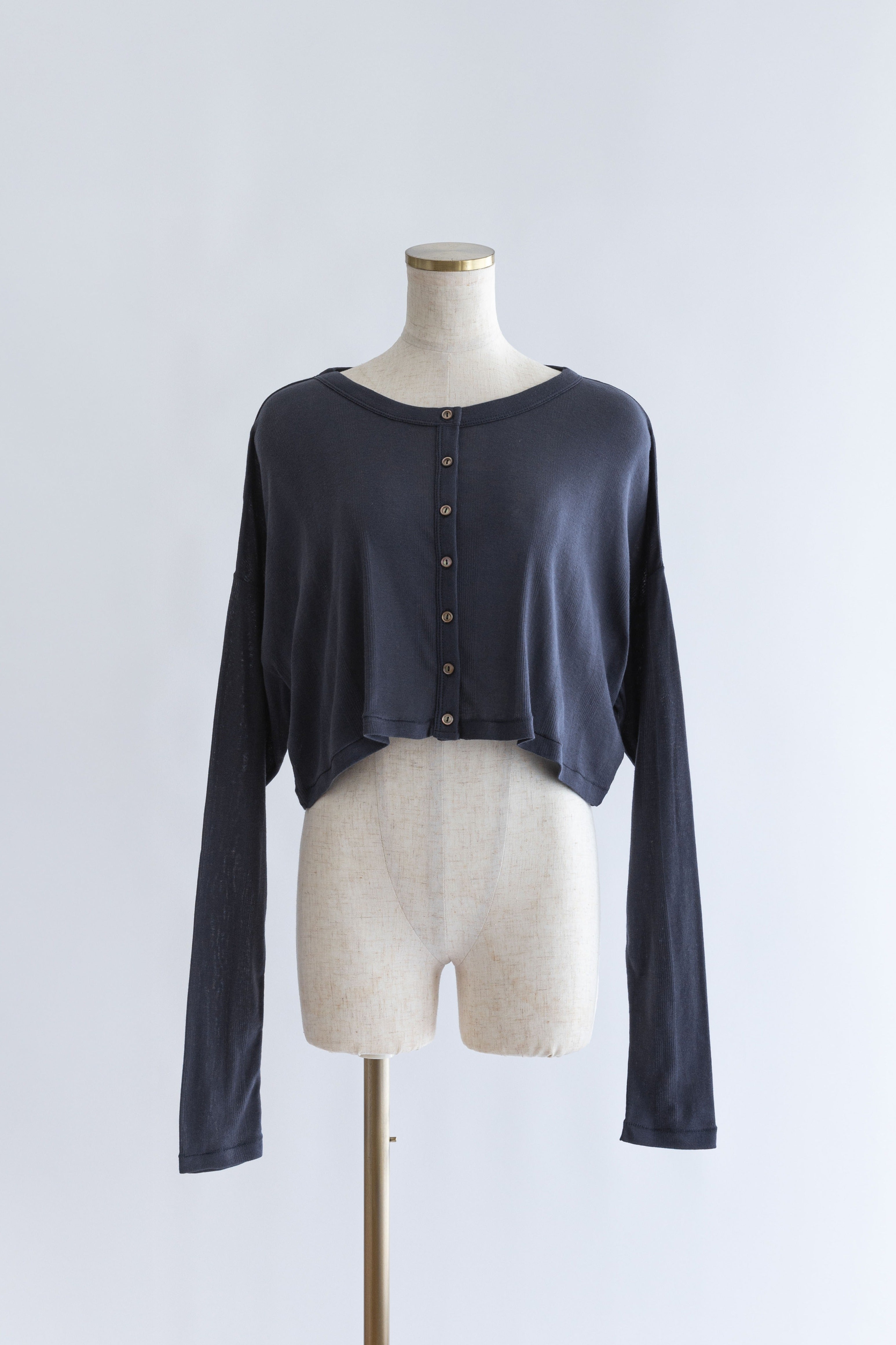 【Miller】LightPrib Cardigan ネイビー