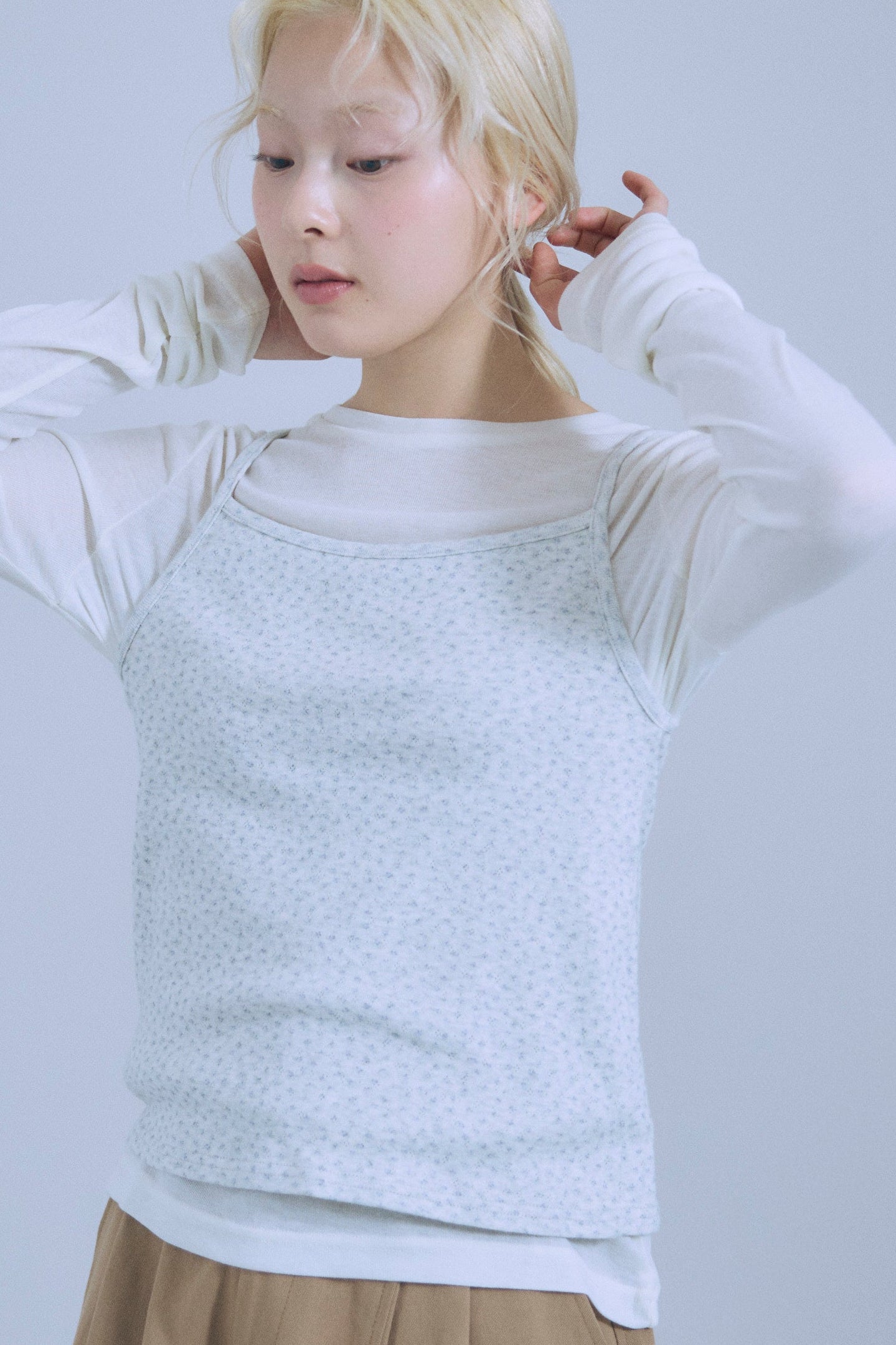 着用カラー:オフホワイト モデル身長:162㎝