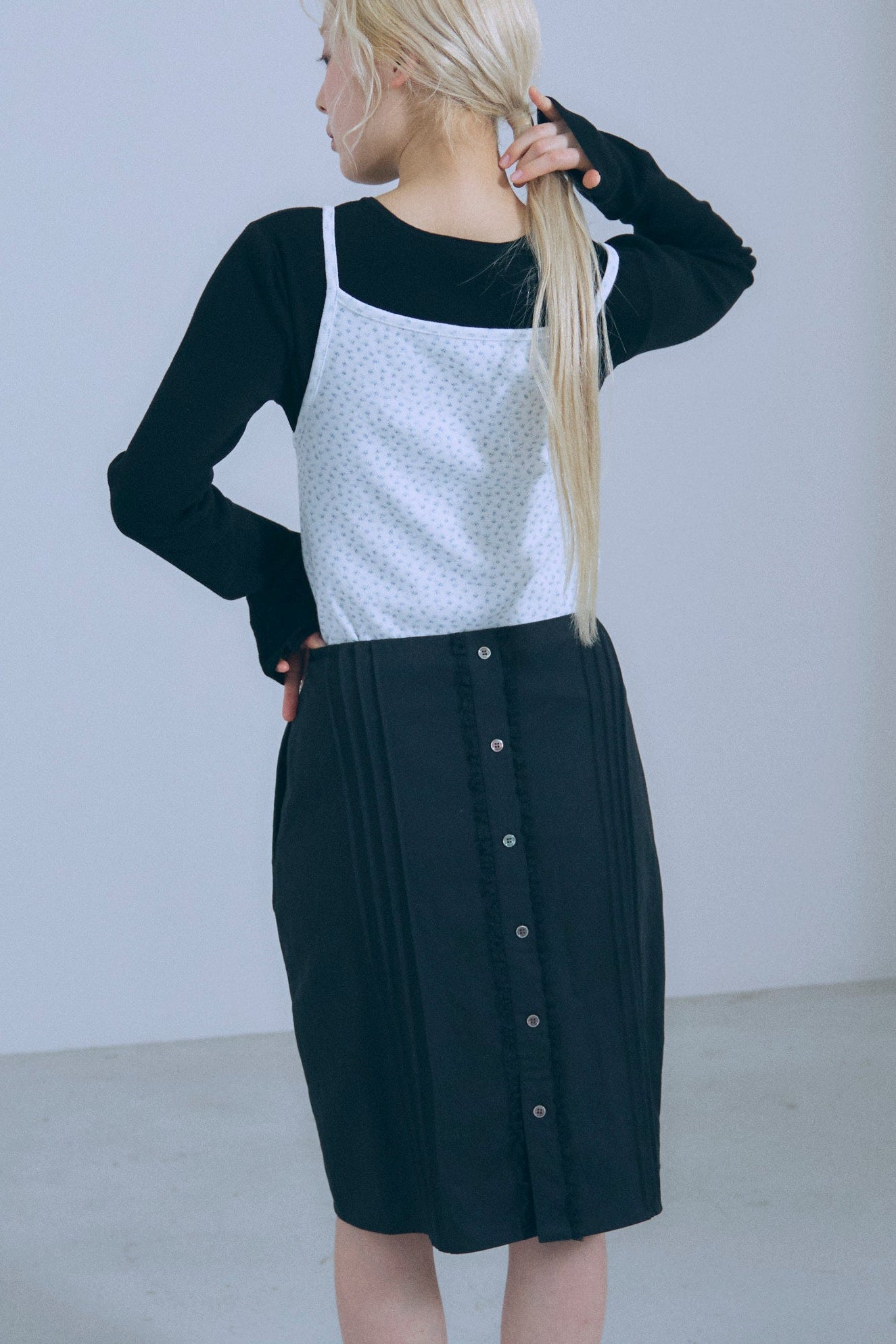 着用カラー:ブラック 着用サイズ:1 モデル身長:162cm