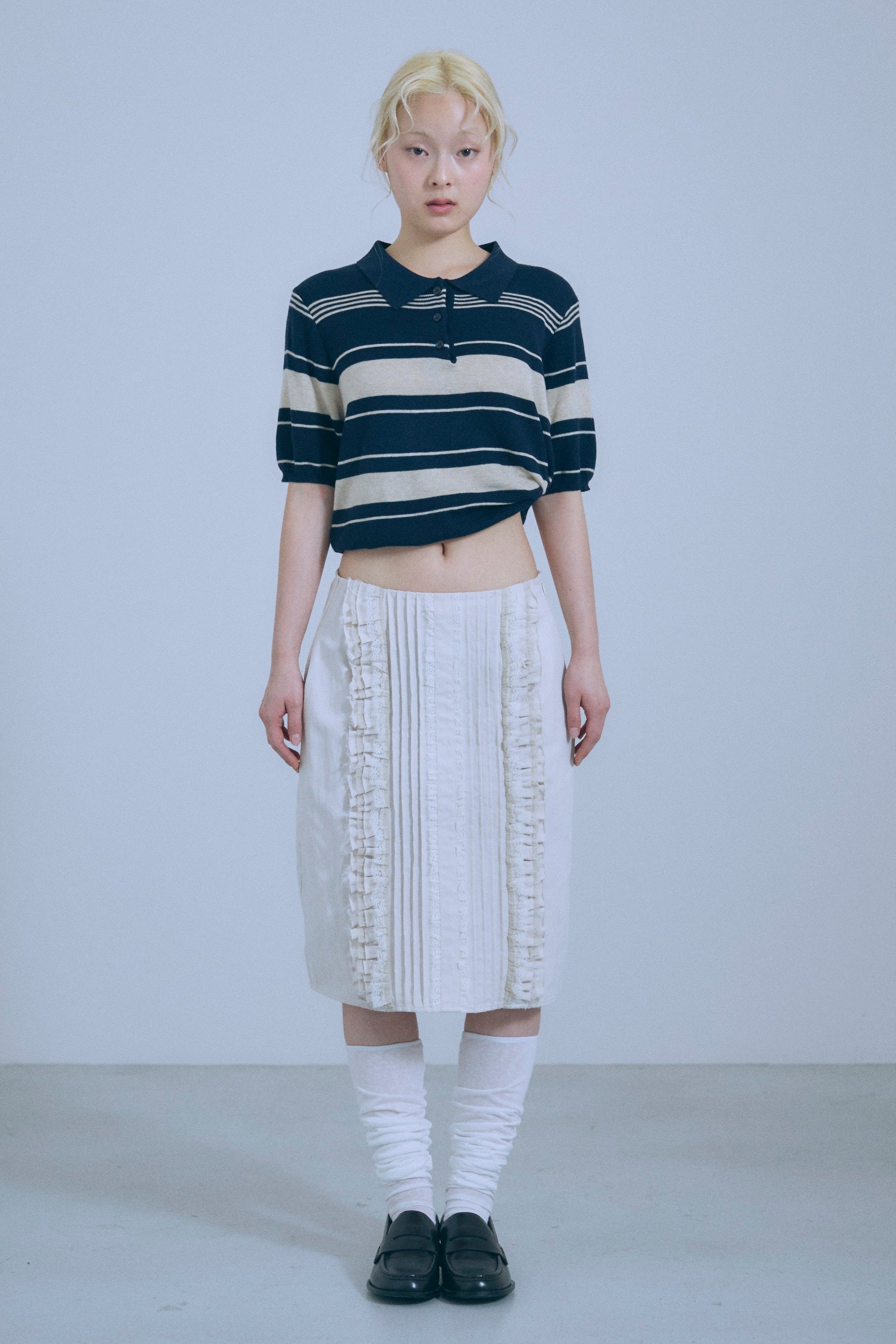 着用カラー:ネイビー モデル身長:162㎝