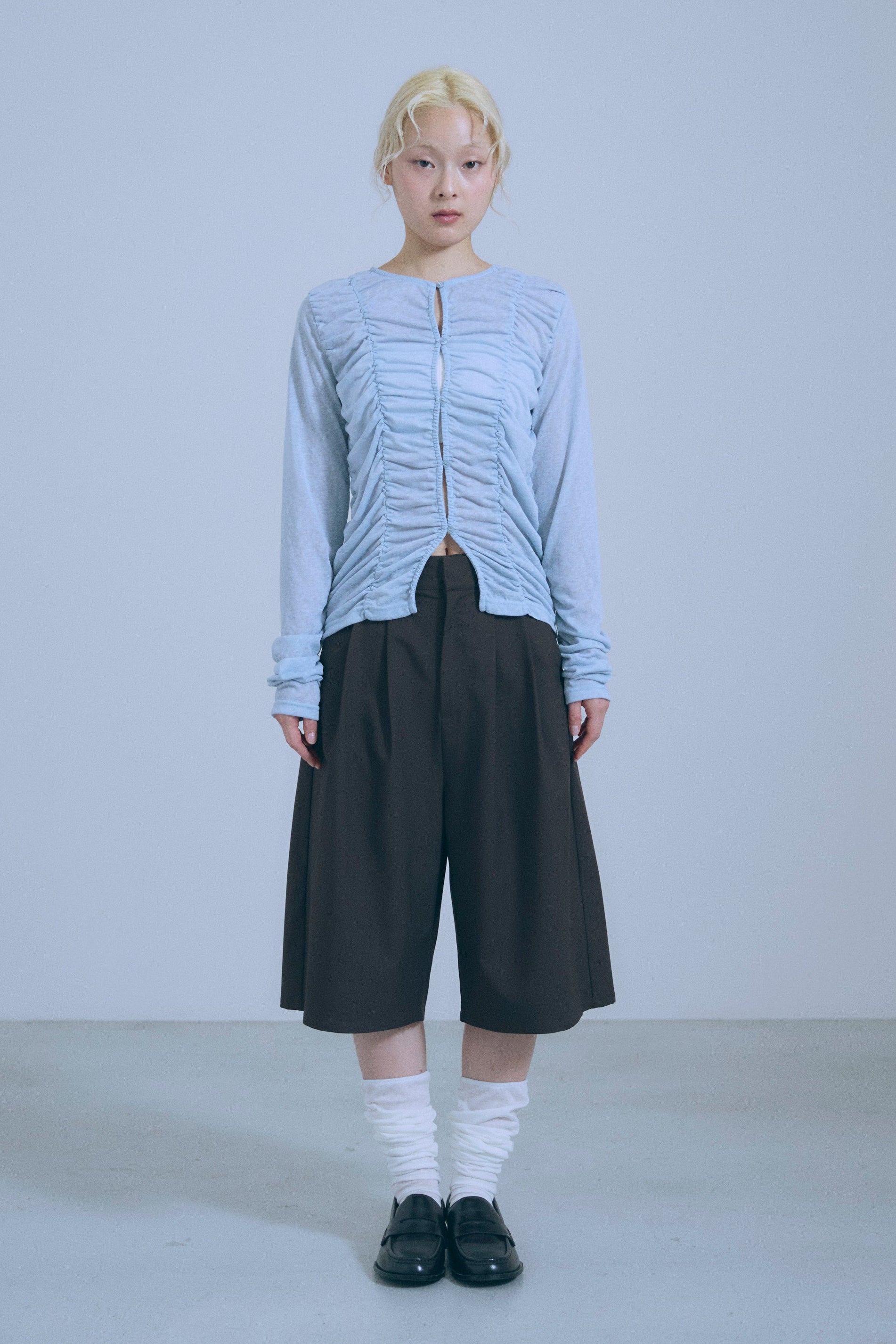 着用カラー:ブルー モデル身長:162㎝