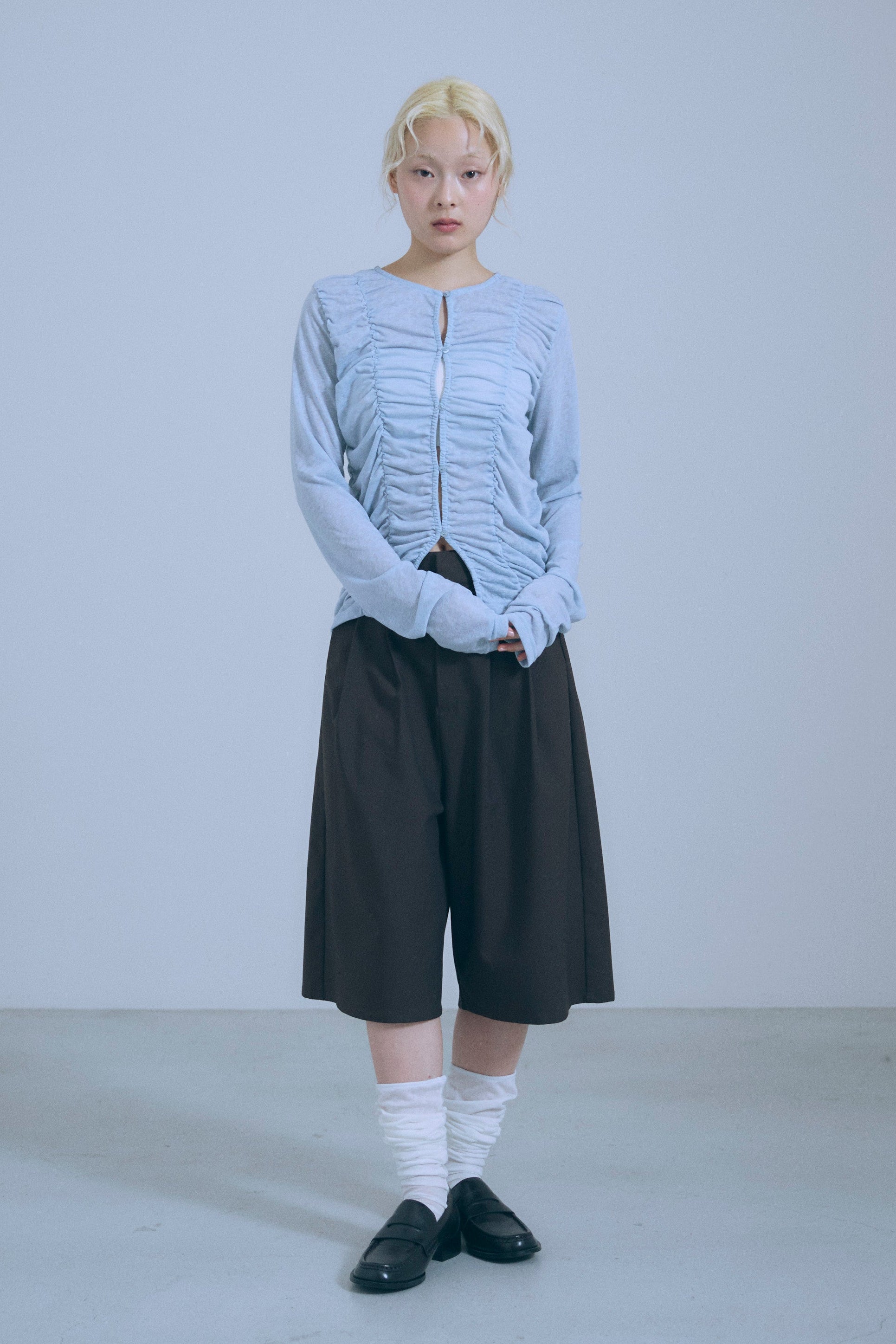 着用カラー:ダークブラウン 着用サイズ:1 モデル身長:162cm