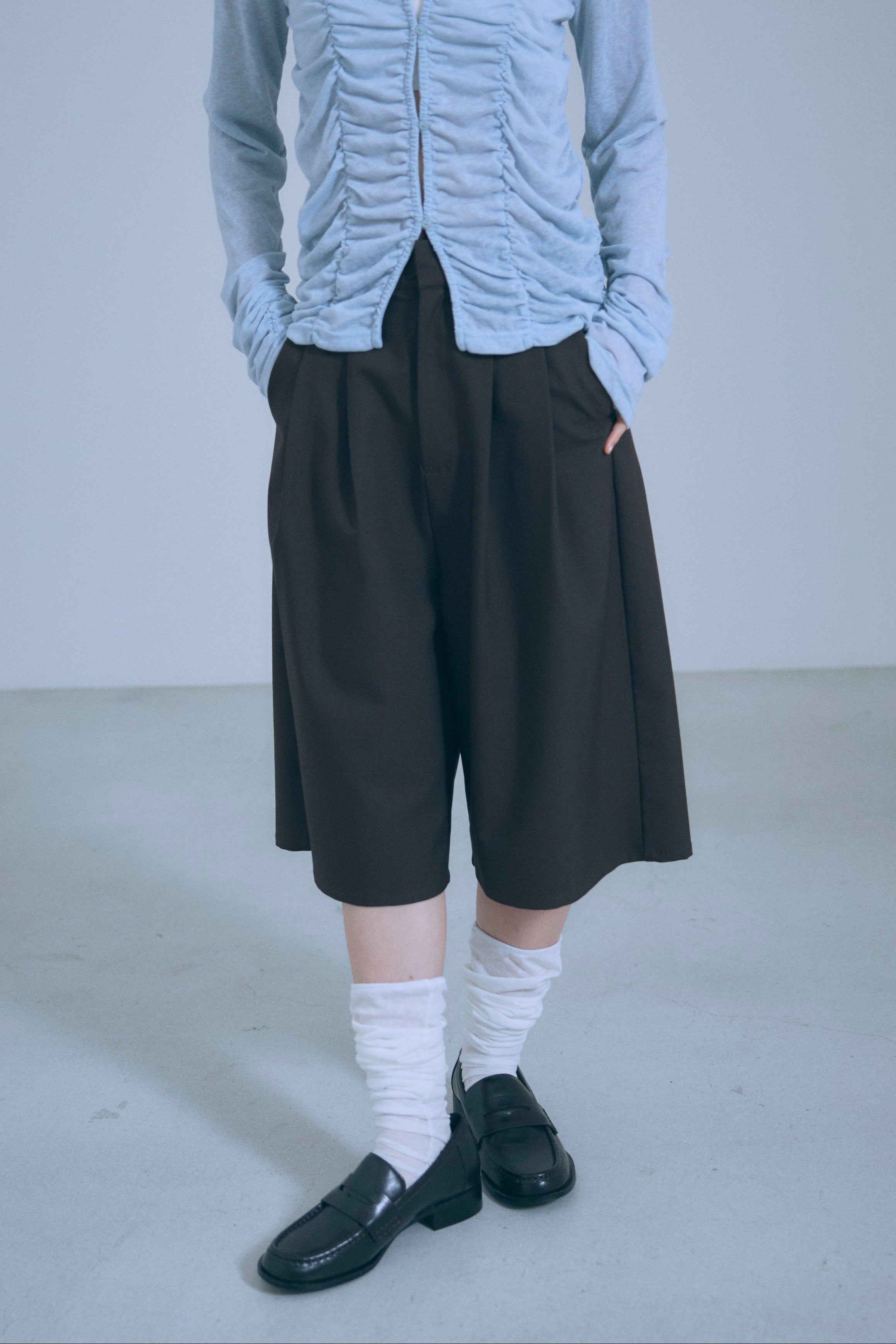 着用カラー:ダークブラウン 着用サイズ:1 モデル身長:162cm