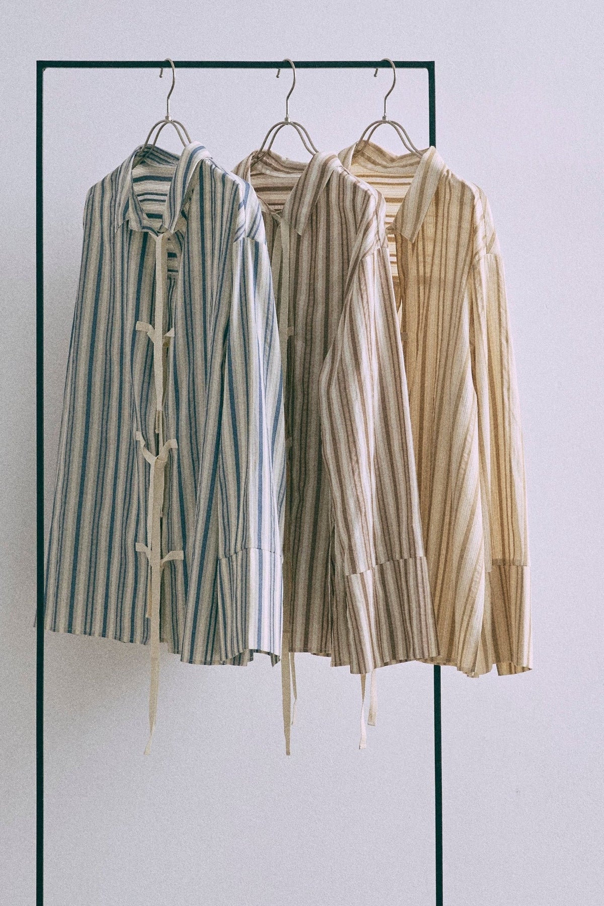 Multi-Stripe Knotted Shirt