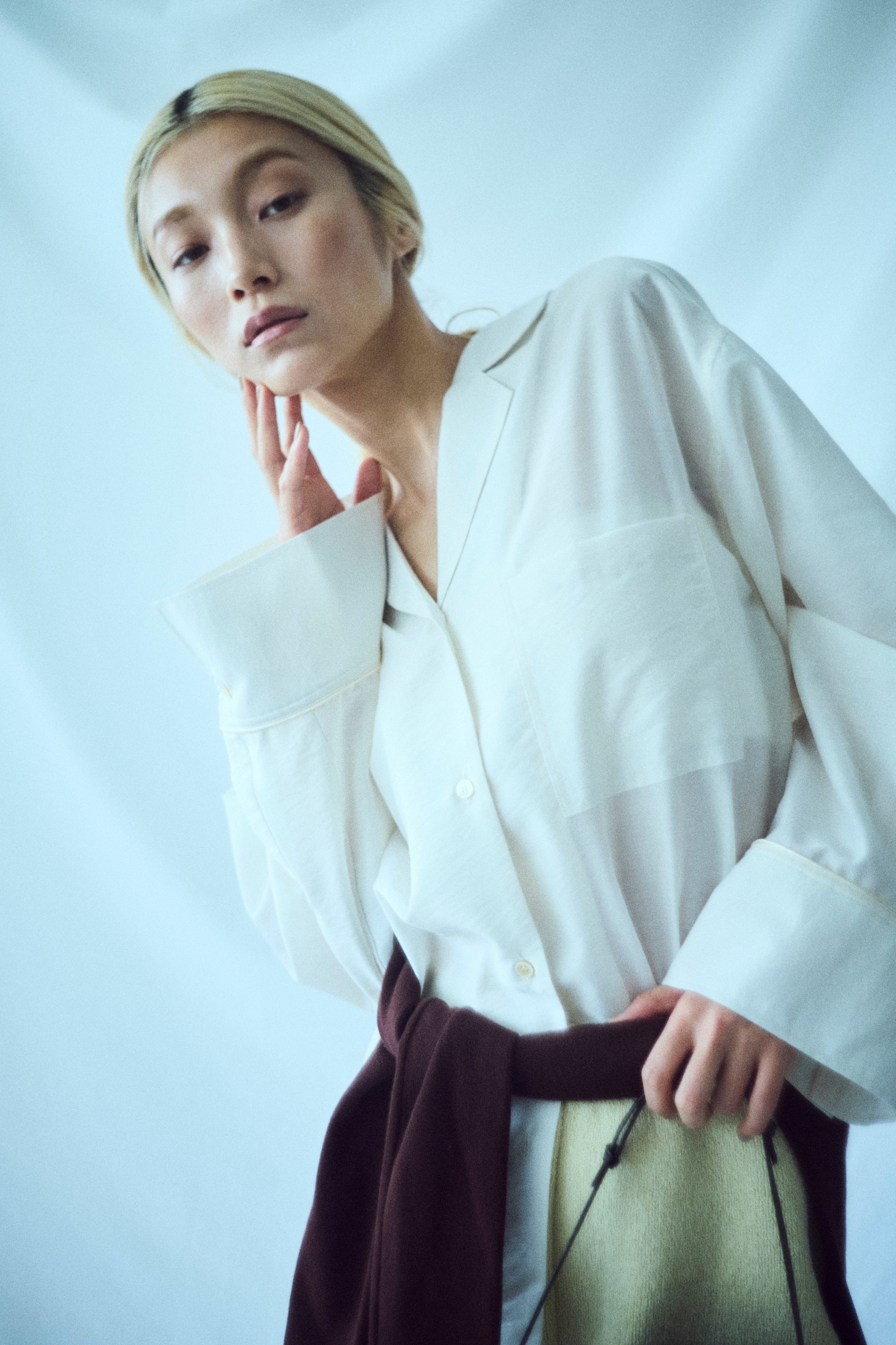 着用カラー:オフホワイト モデル身長:171cm