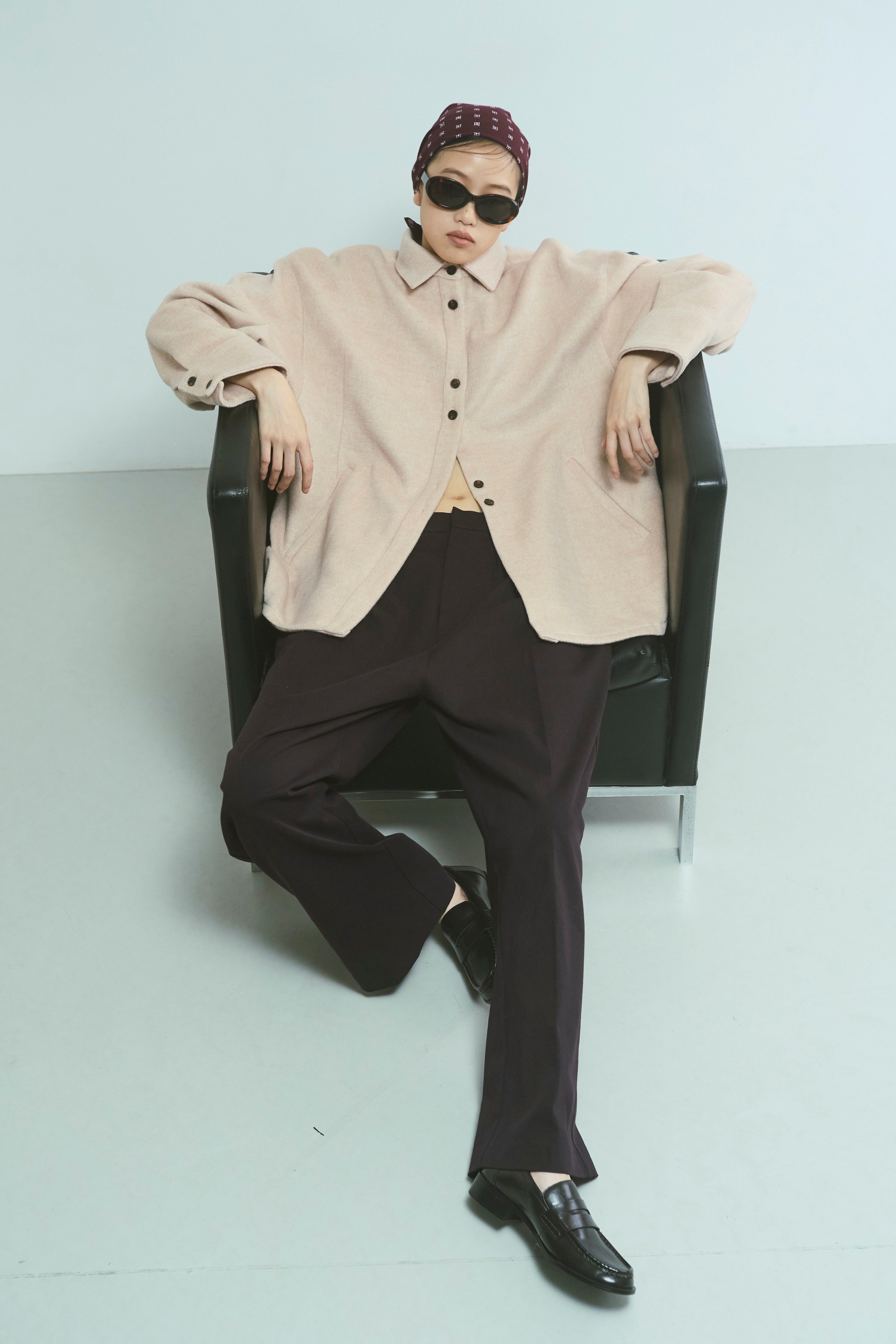 Wide Tuck Pants