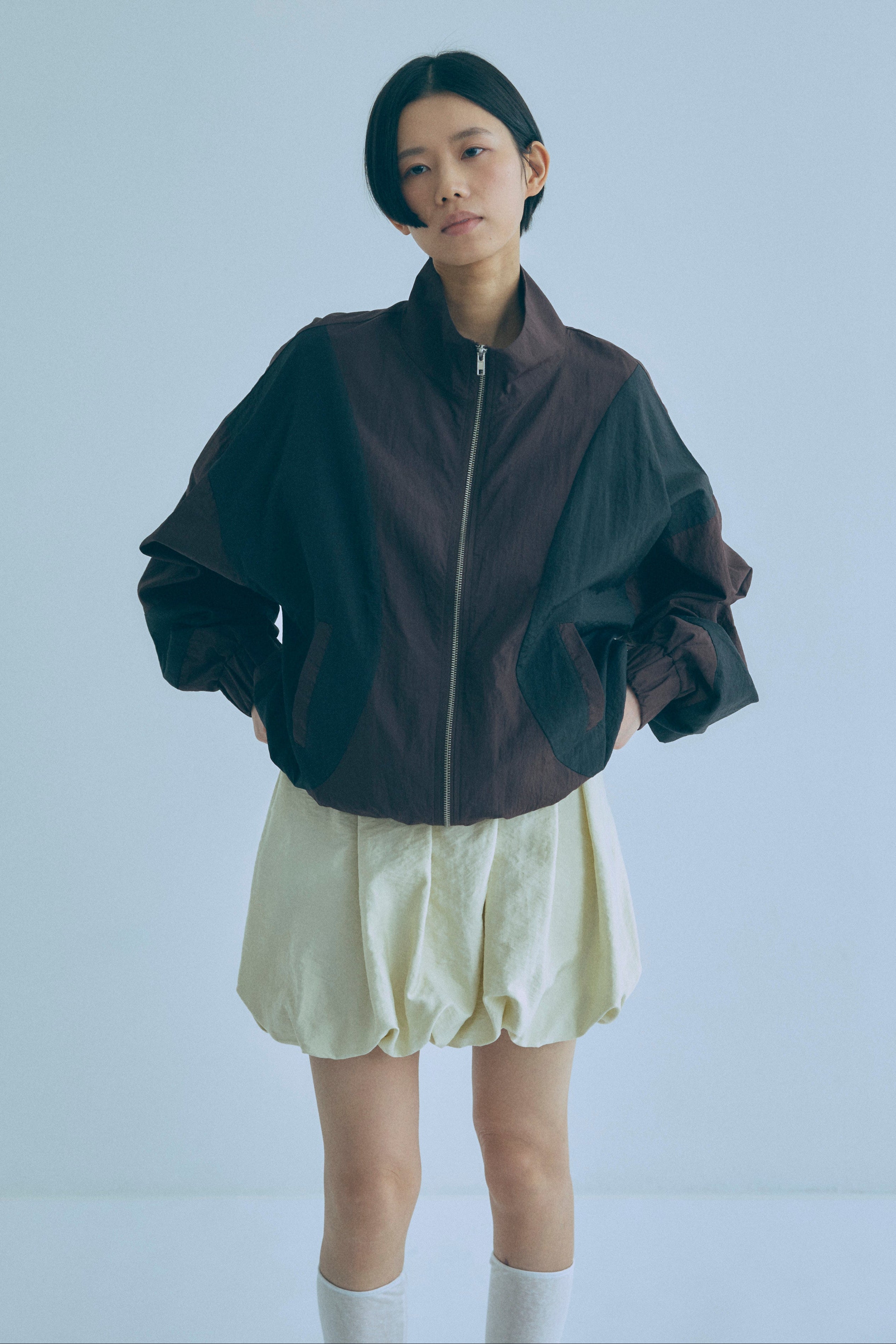 着用カラー:ブラウン モデル身長:170㎝