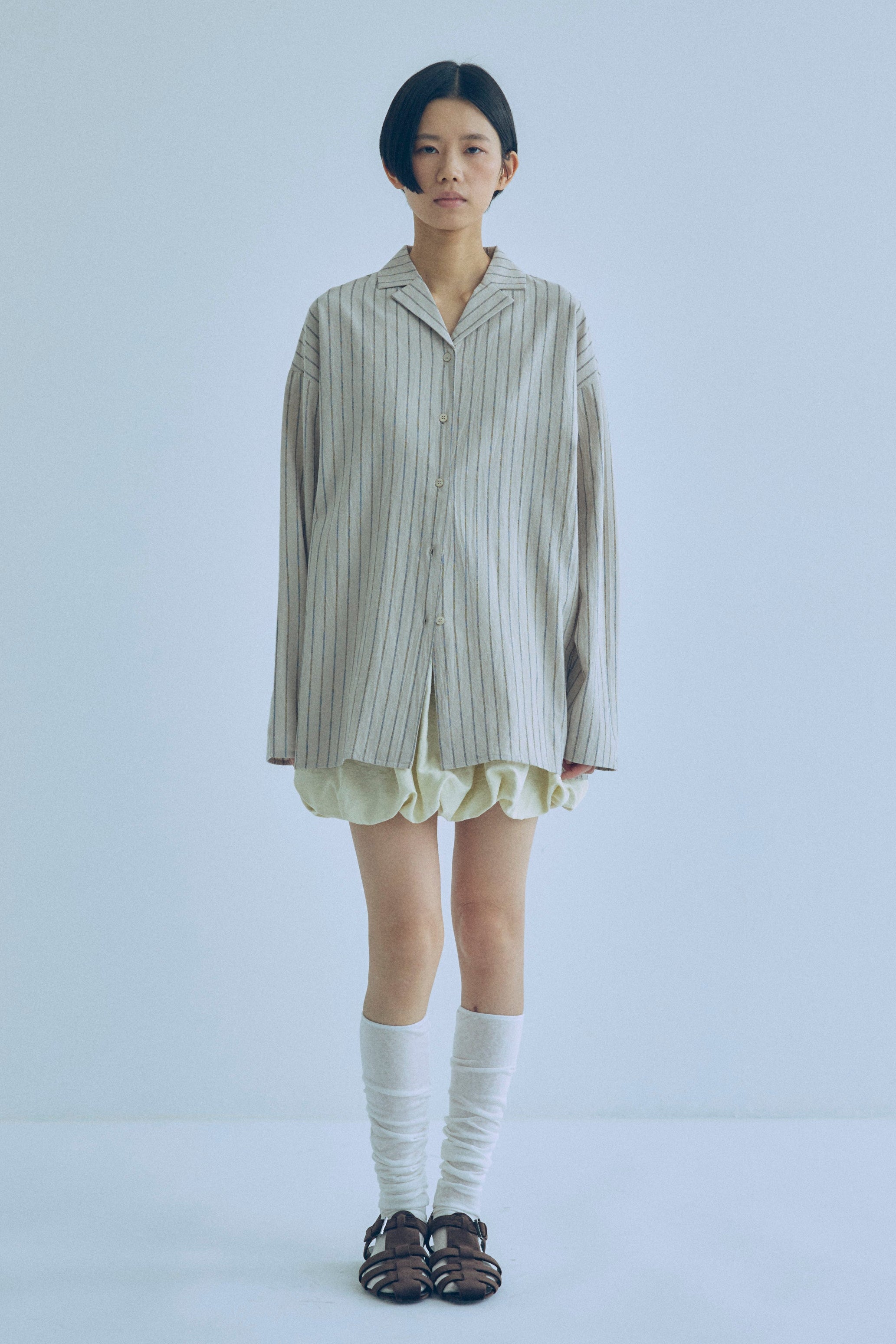 着用カラー:アイボリー モデル身長:170㎝