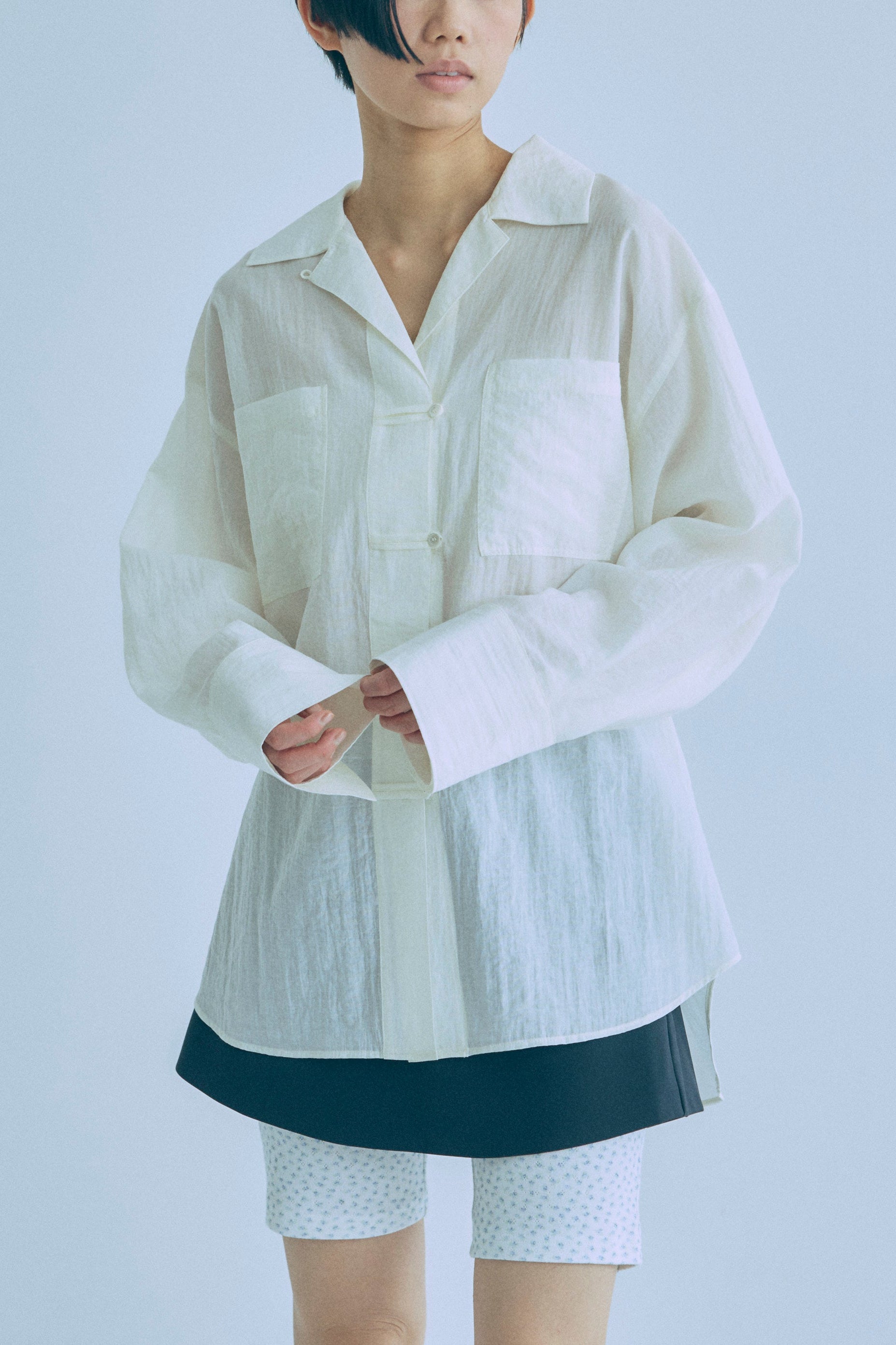 着用カラー:オフホワイト モデル身長:170㎝