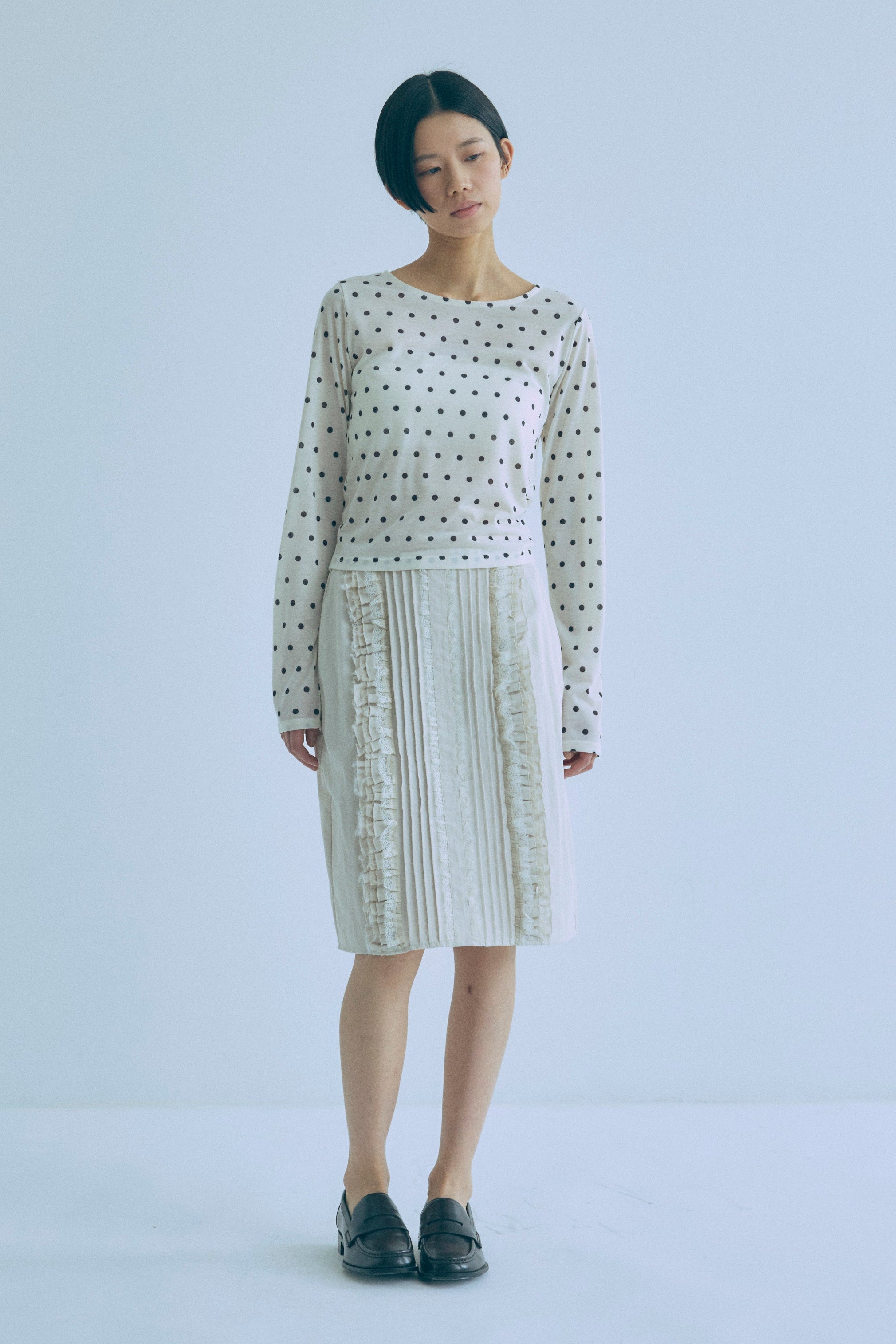 着用カラー:アイボリー 着用サイズ:1 モデル身長:170cm