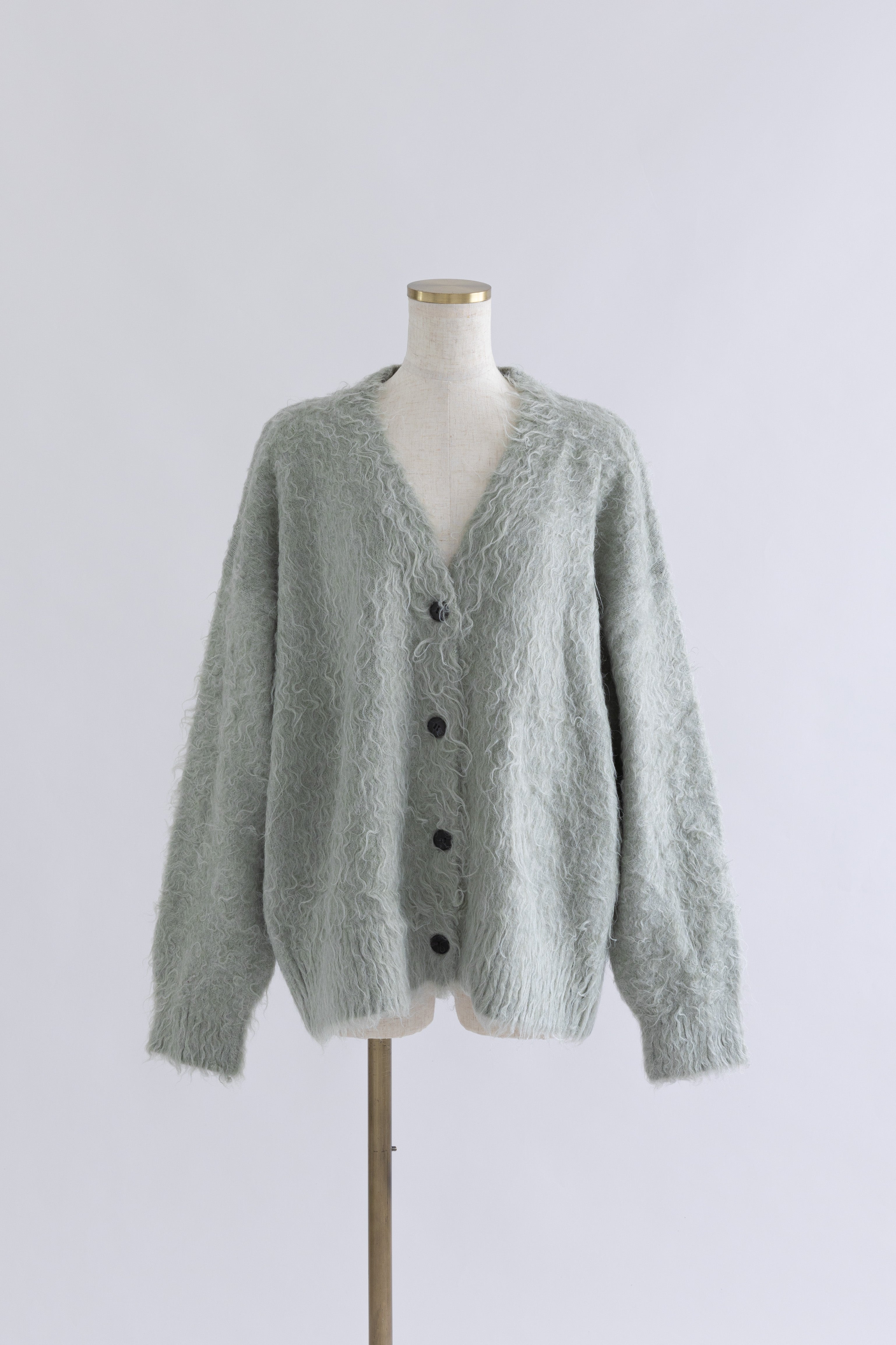Brashed Shaggy Cardigan