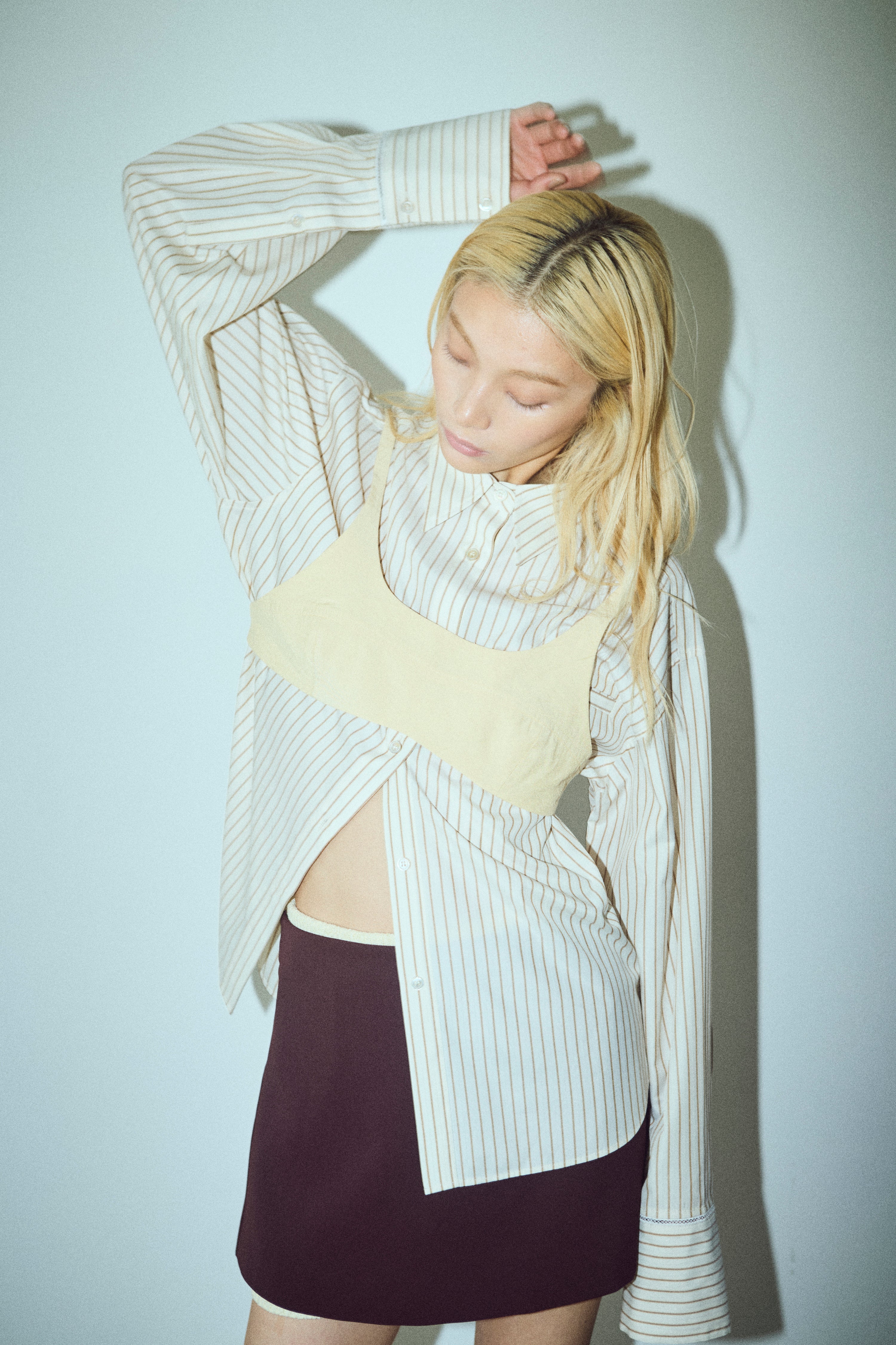 着用カラー:イエロー モデル身長:171㎝