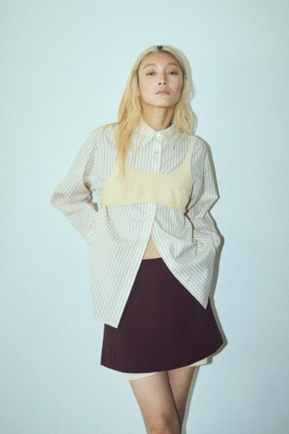 着用カラー:ベージュ モデル身長:171cm