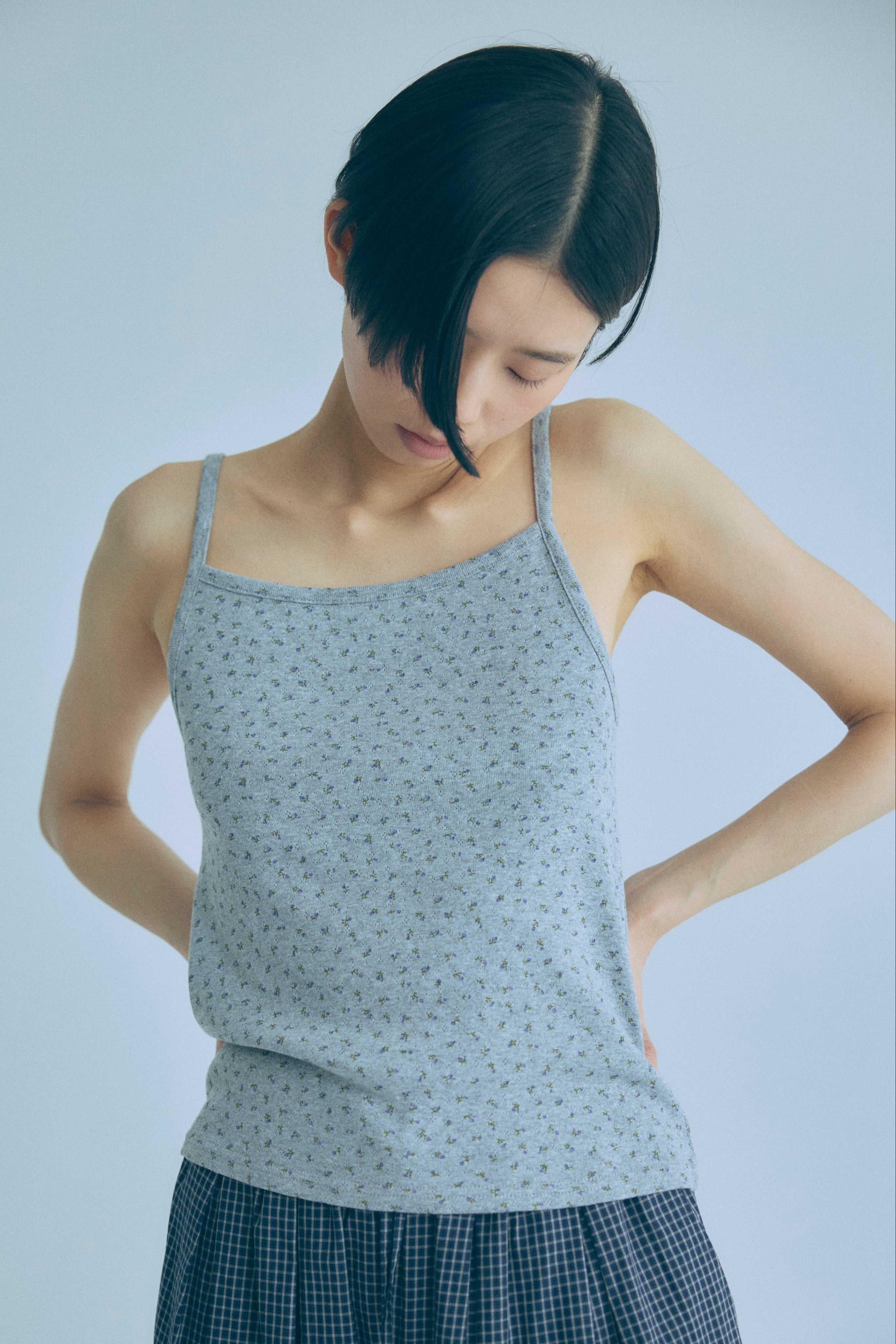 着用カラー:杢グレー モデル身長:170㎝