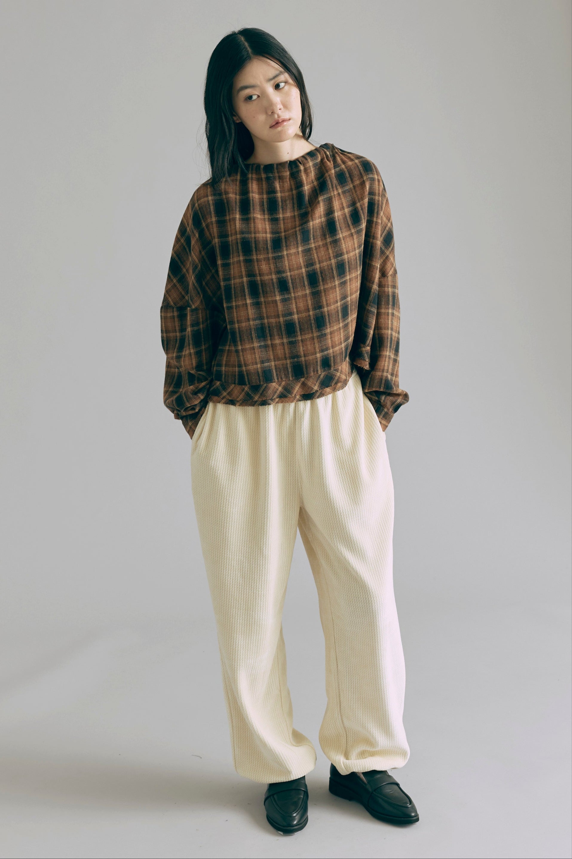 Textured Easy Pants