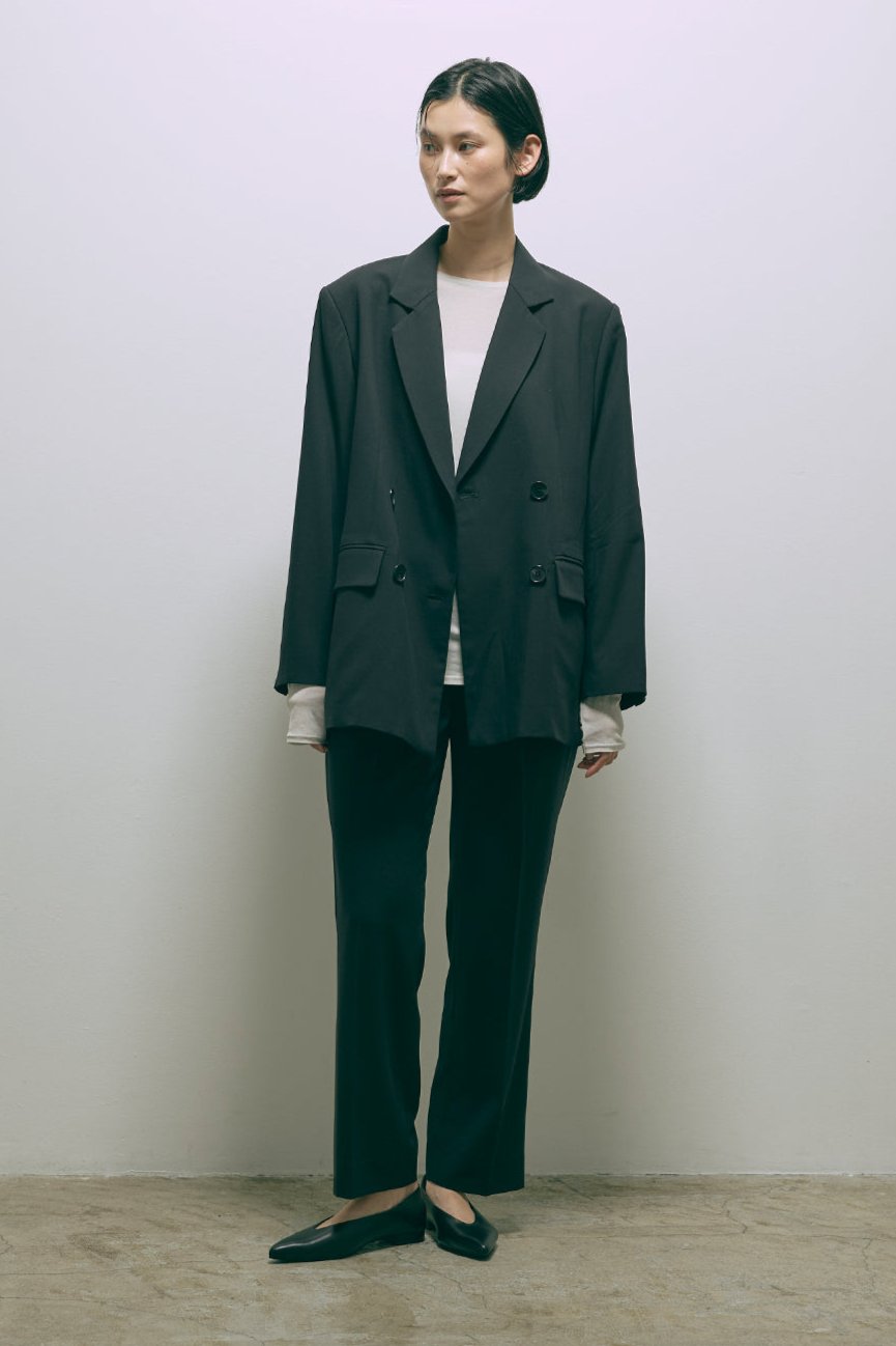 【Set Up】Tapered Trousers ブラック size:1 model:170cm ANDO