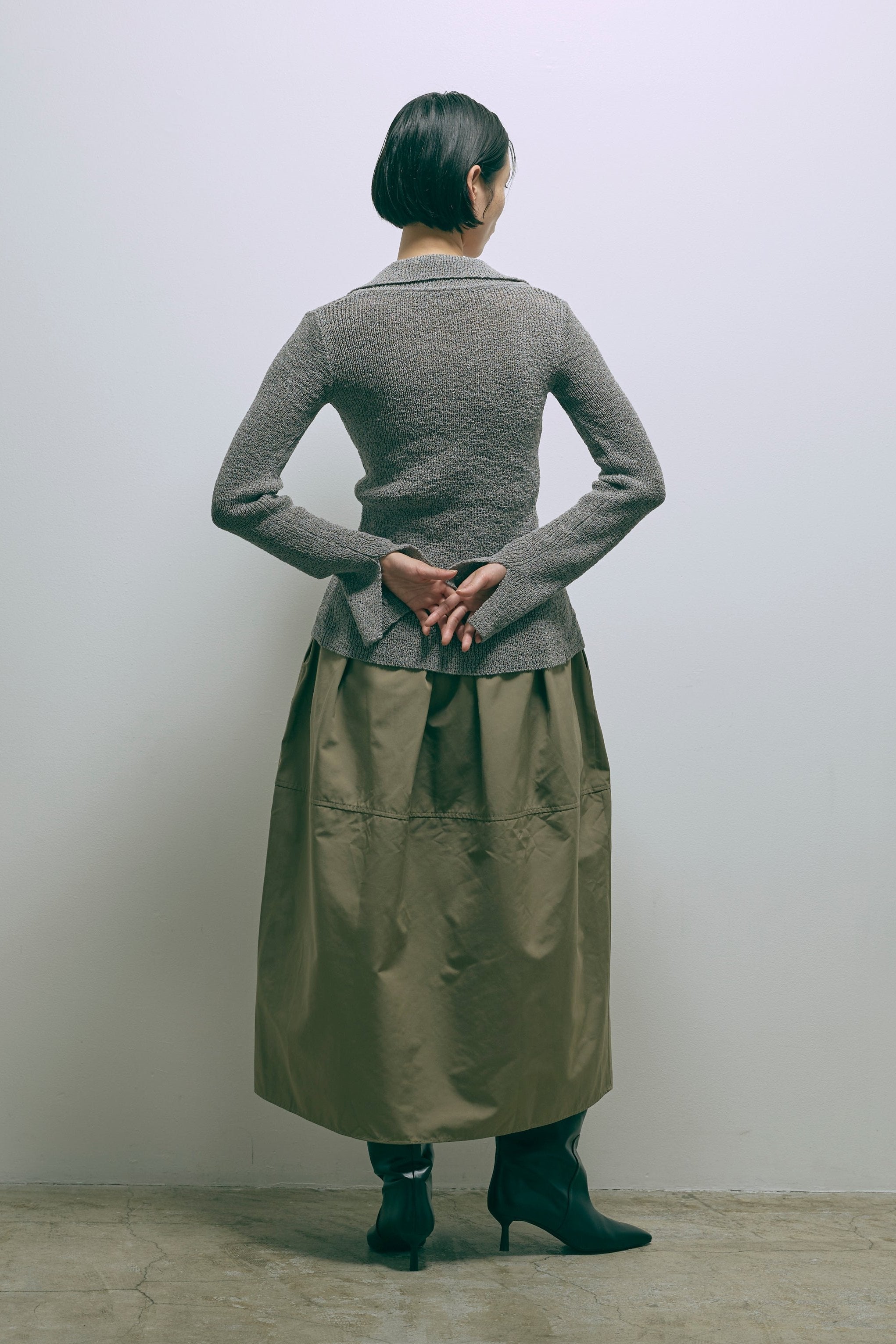 Cocoon Silhouette Skirt
