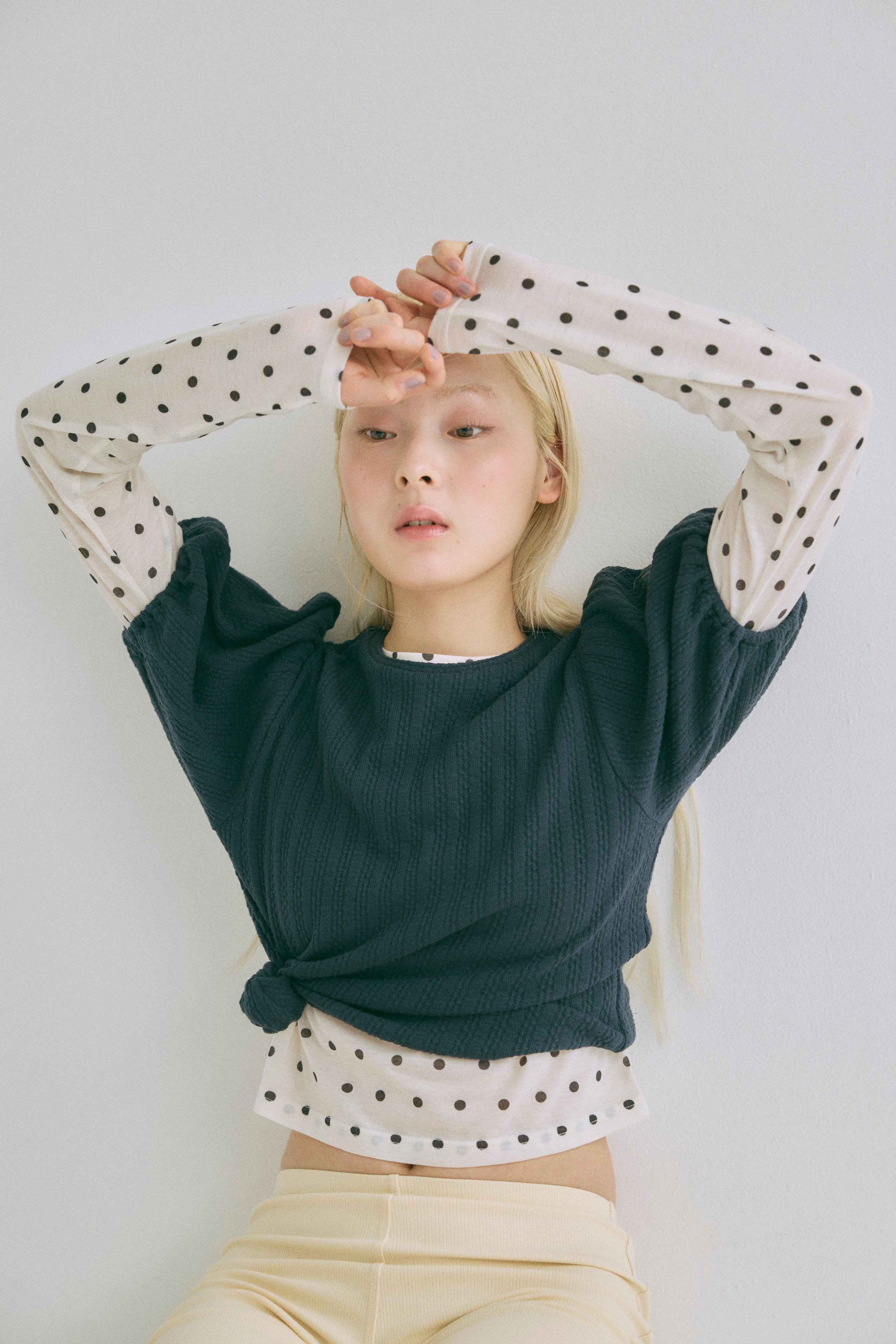 着用カラー:オフホワイト モデル身長:162㎝