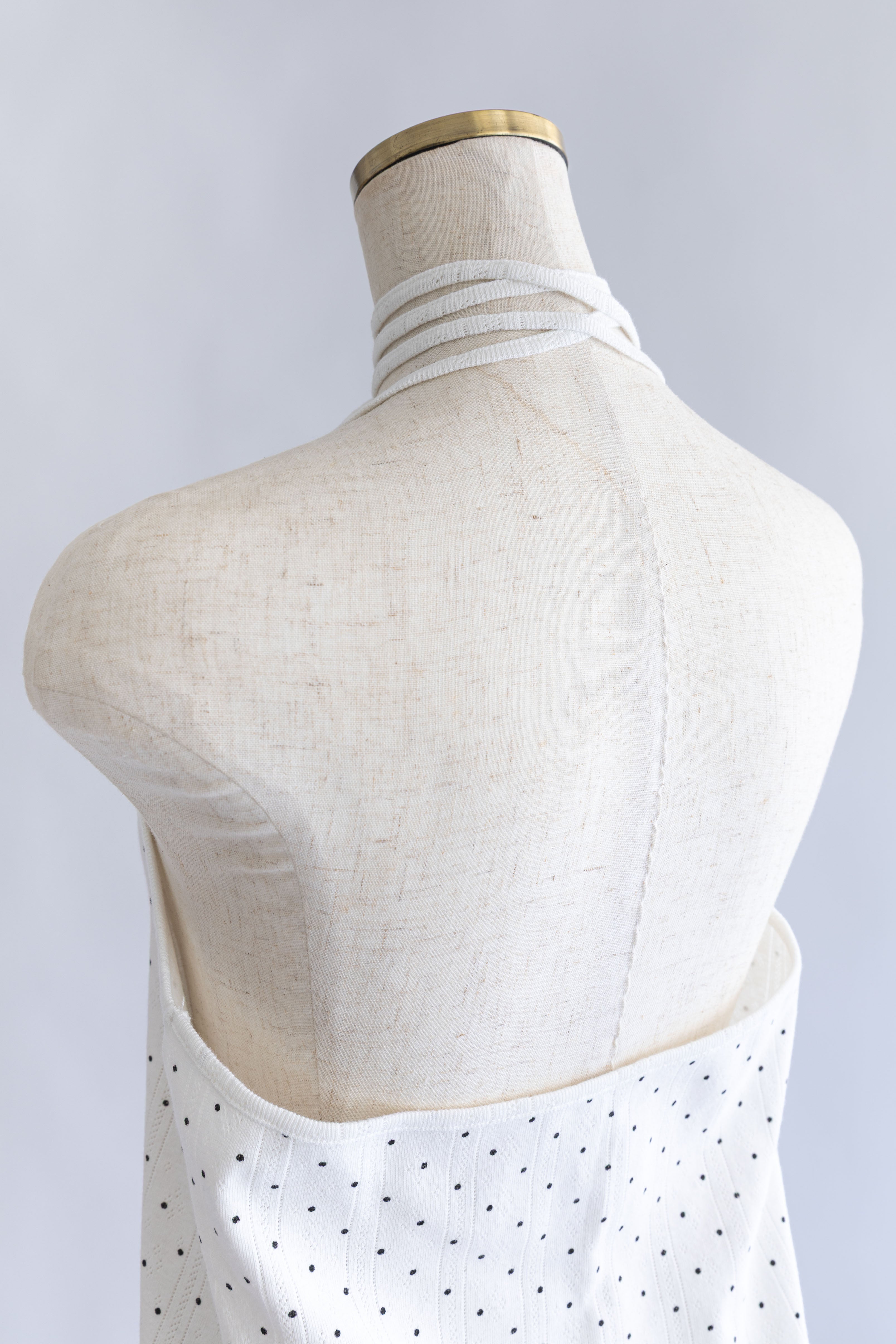 Powder Dot Halter Cami